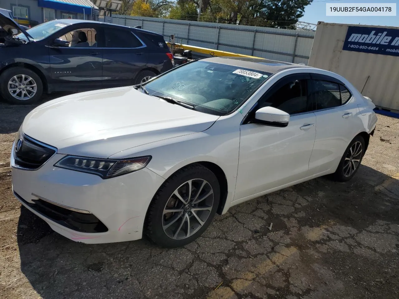 2016 Acura Tlx Tech VIN: 19UUB2F54GA004178 Lot: 78853804