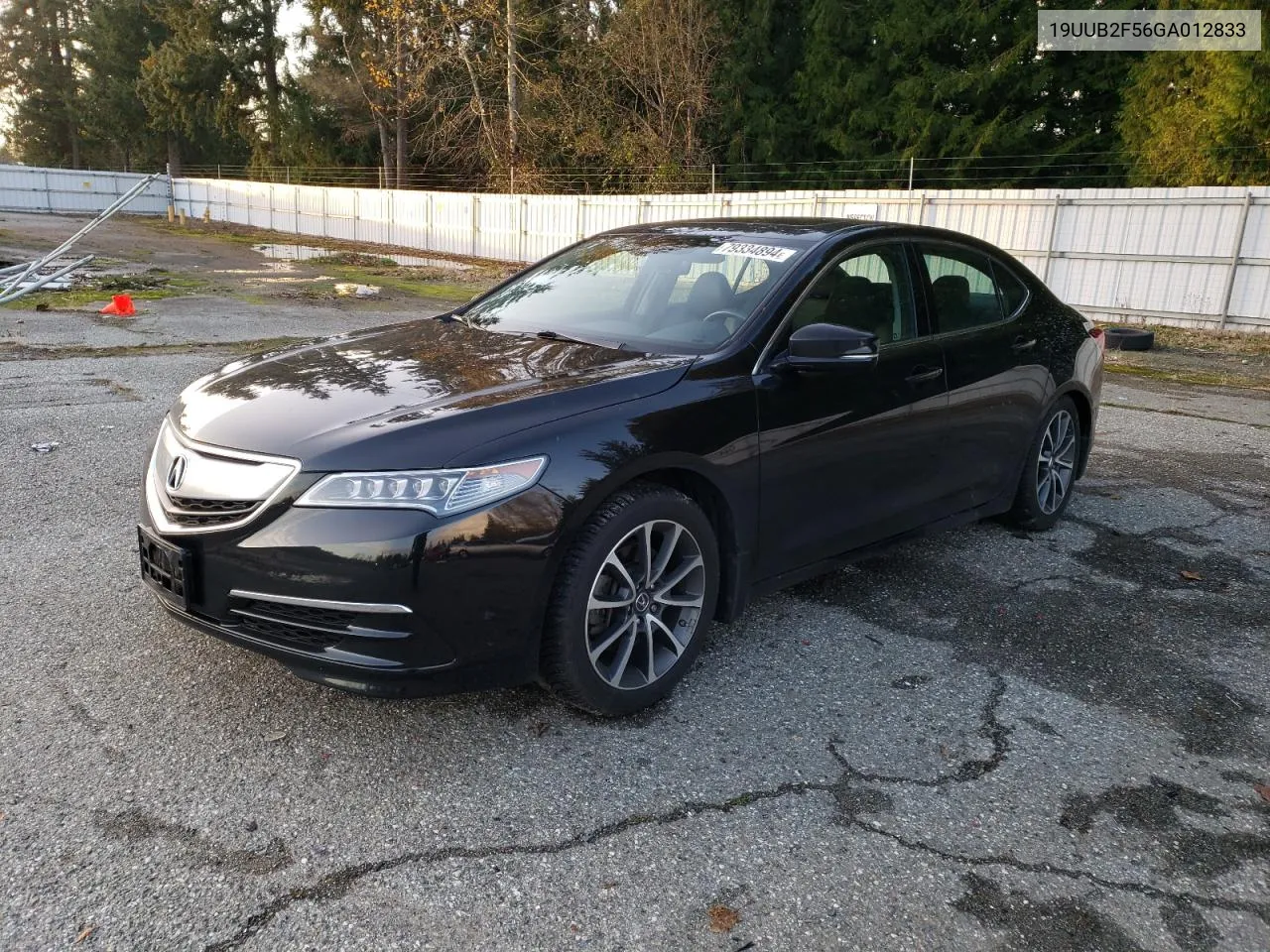 2016 Acura Tlx Tech VIN: 19UUB2F56GA012833 Lot: 79334894