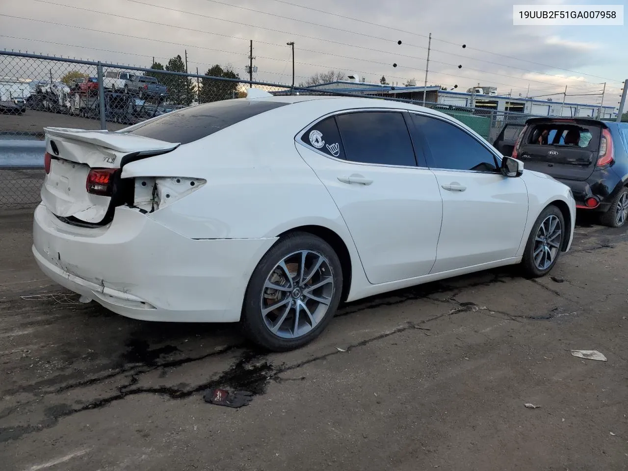 2016 Acura Tlx Tech VIN: 19UUB2F51GA007958 Lot: 80276504