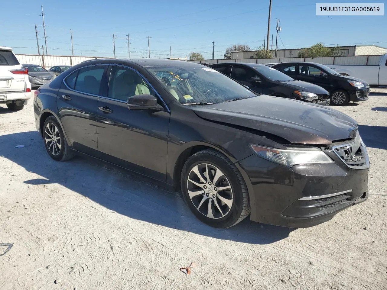 2016 Acura Tlx VIN: 19UUB1F31GA005619 Lot: 81031814