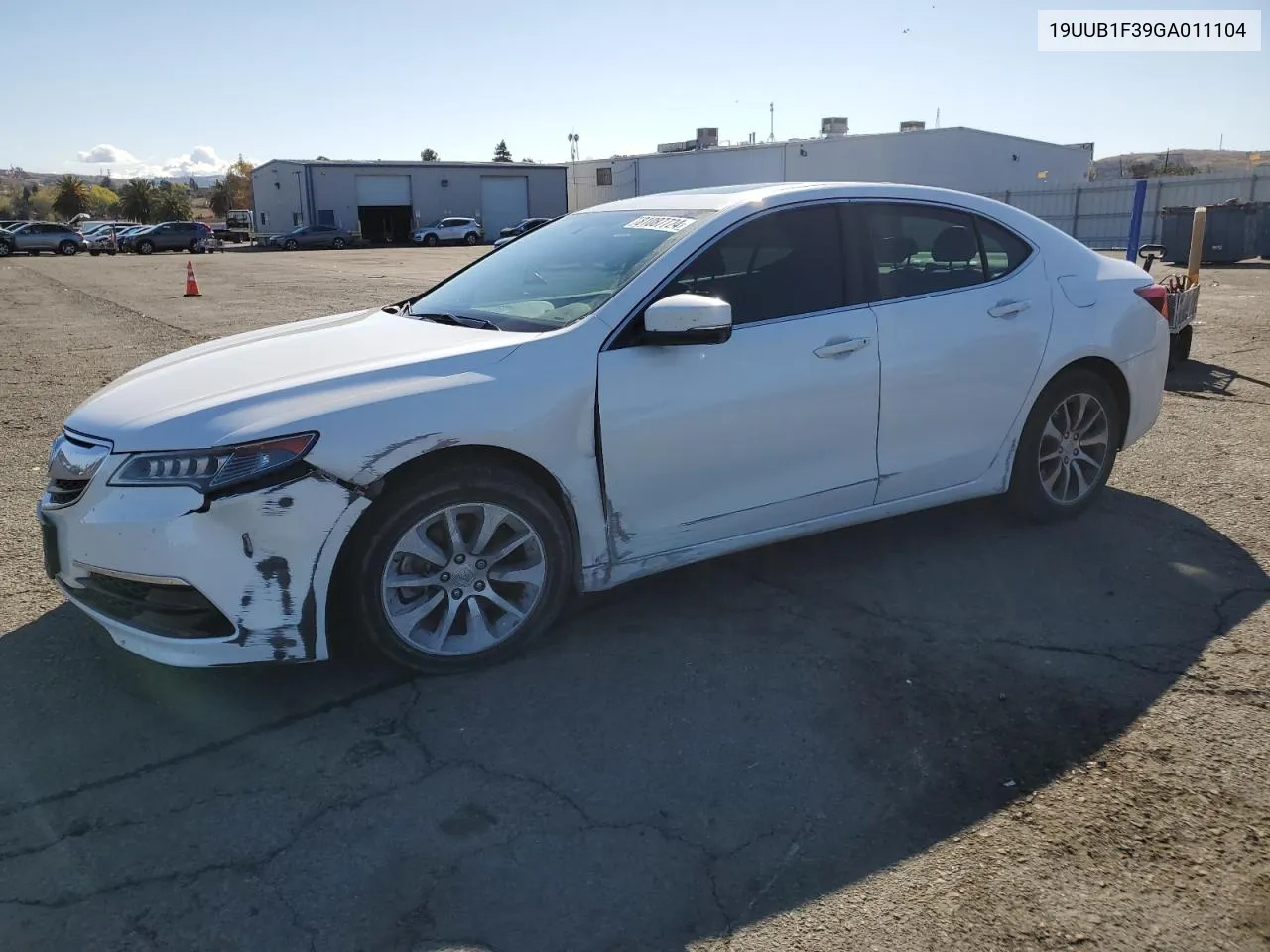 2016 Acura Tlx VIN: 19UUB1F39GA011104 Lot: 81087724