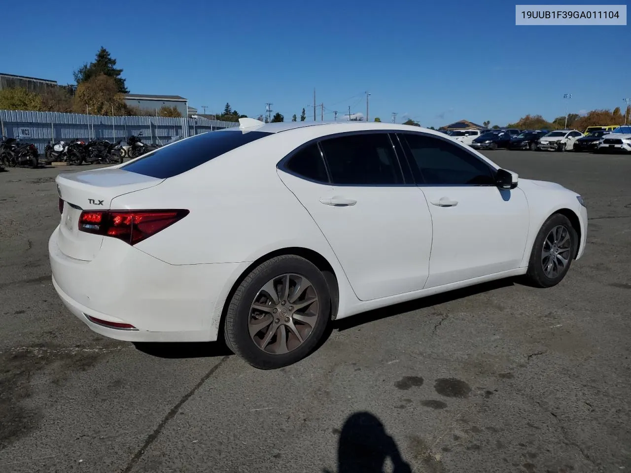 2016 Acura Tlx VIN: 19UUB1F39GA011104 Lot: 81087724