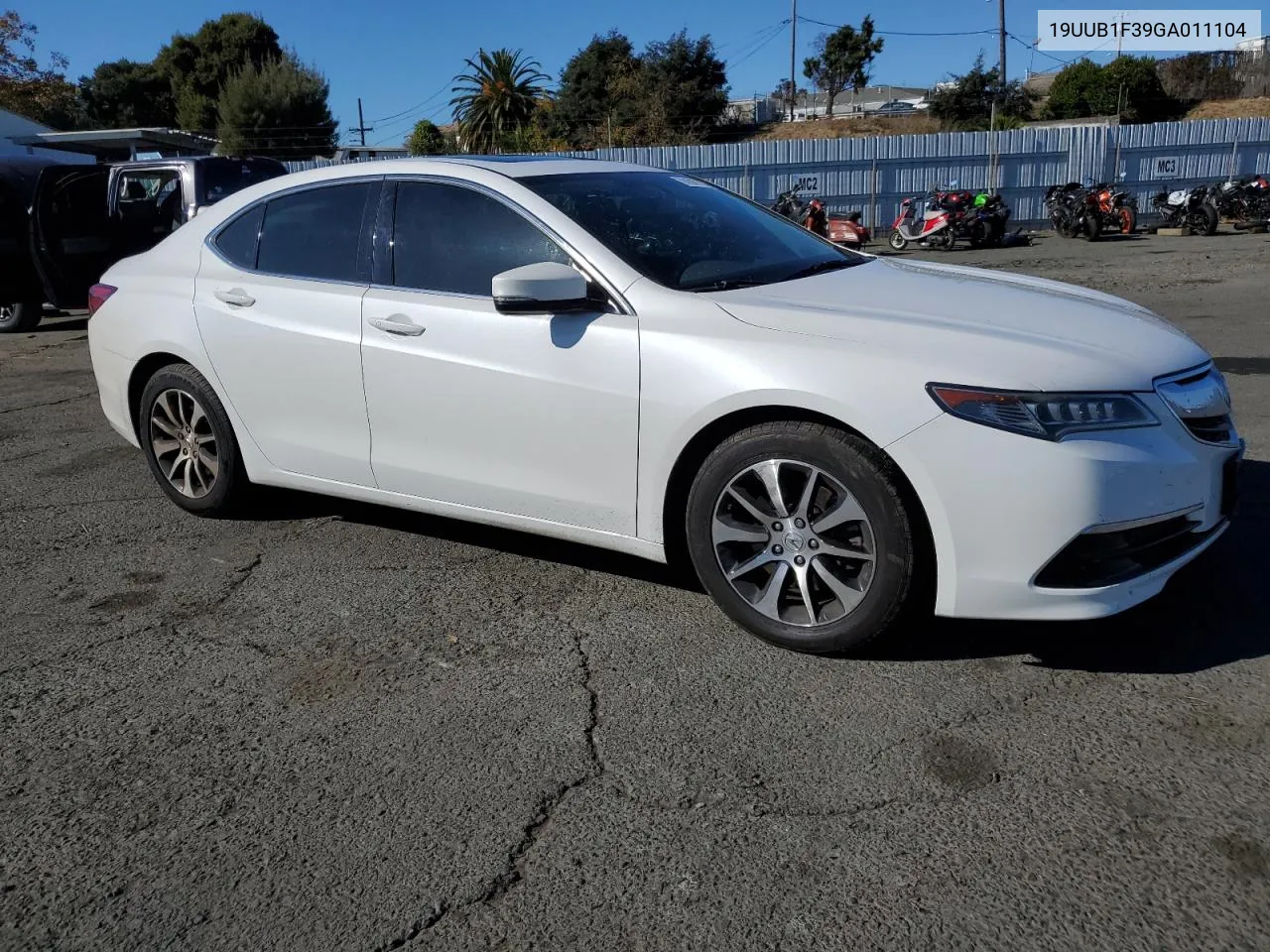 2016 Acura Tlx VIN: 19UUB1F39GA011104 Lot: 81087724