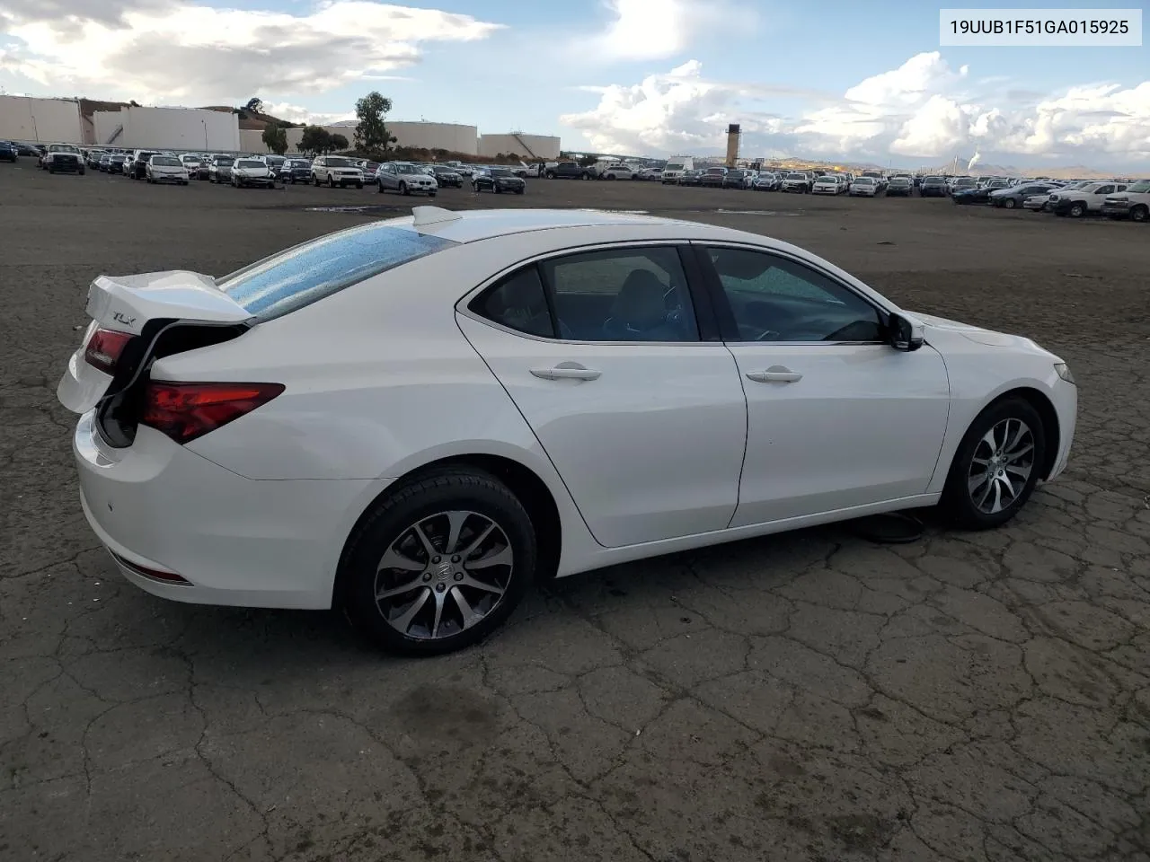 2016 Acura Tlx Tech VIN: 19UUB1F51GA015925 Lot: 81108154