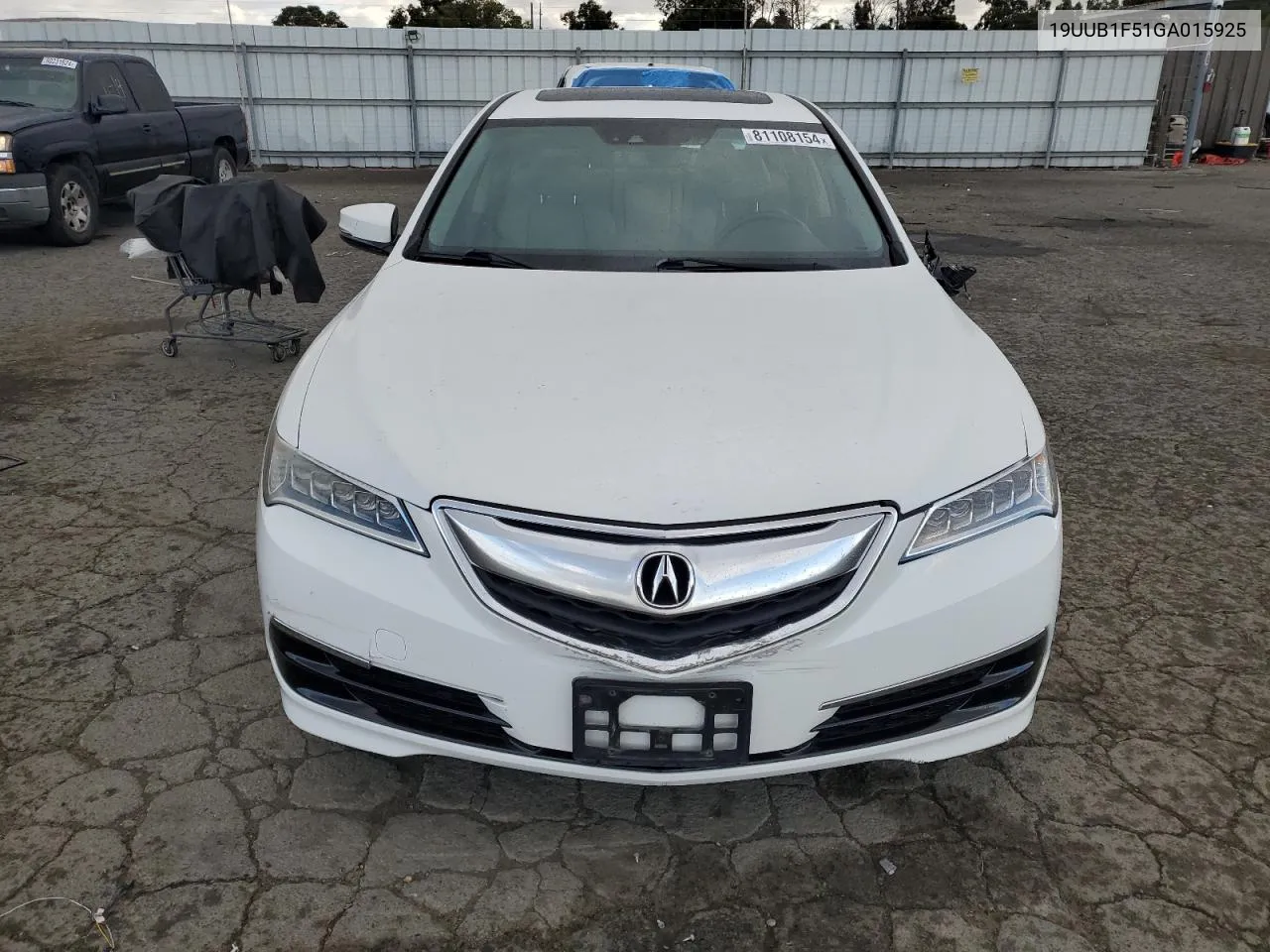 2016 Acura Tlx Tech VIN: 19UUB1F51GA015925 Lot: 81108154