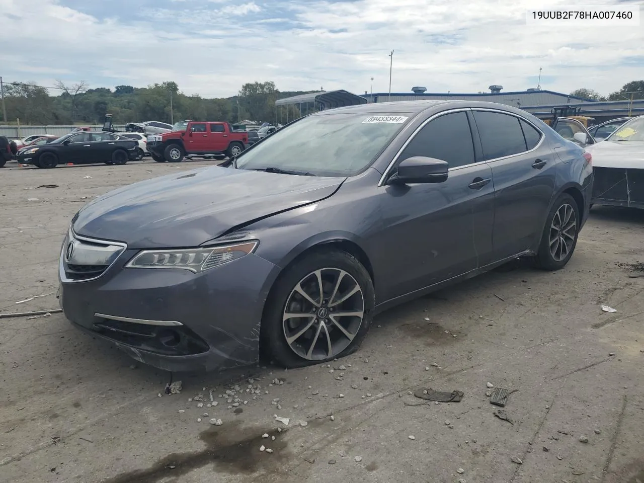 19UUB2F78HA007460 2017 Acura Tlx Advance