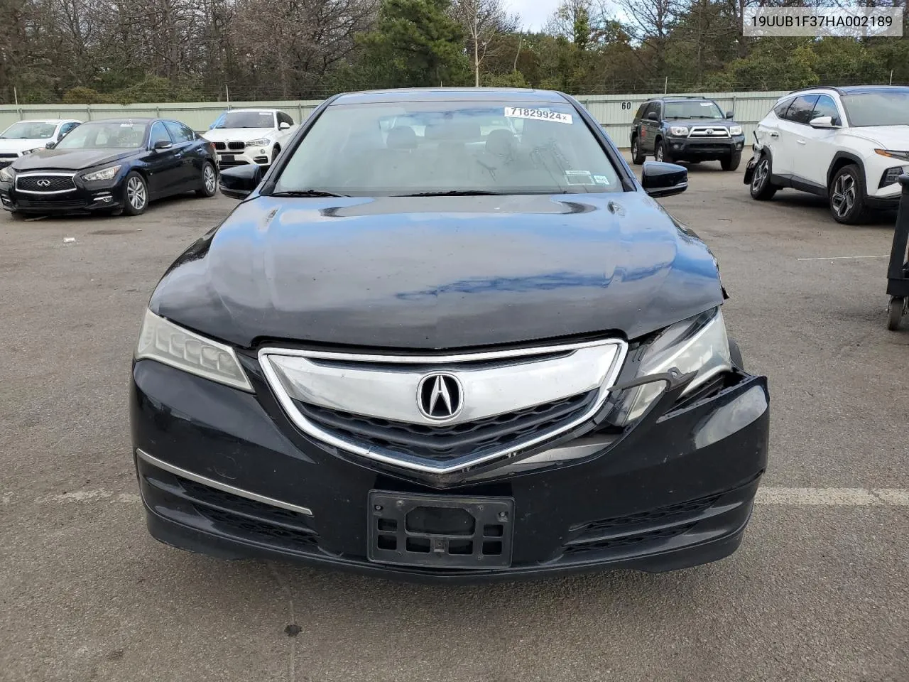 2017 Acura Tlx VIN: 19UUB1F37HA002189 Lot: 71829924