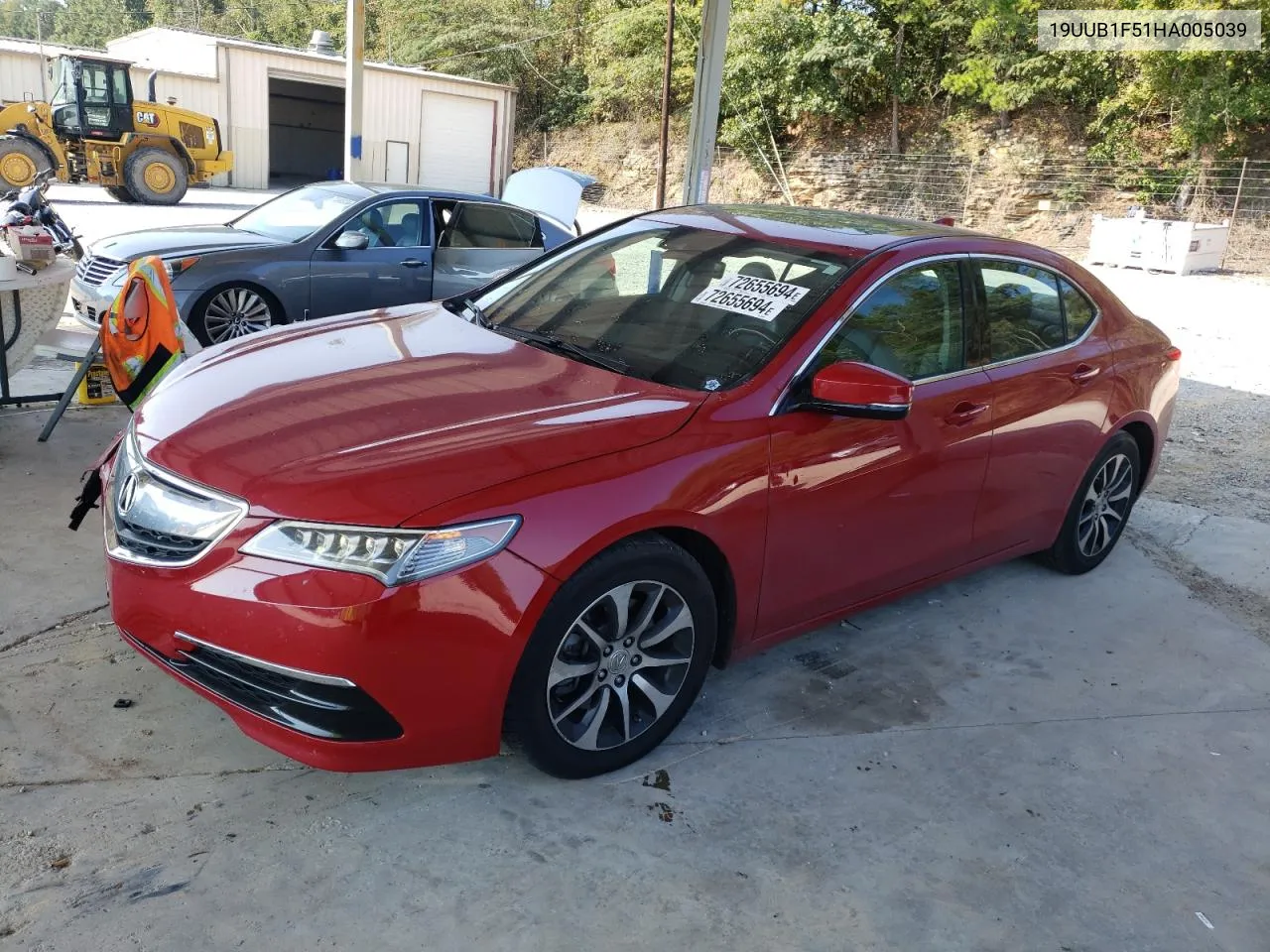 2017 Acura Tlx Tech VIN: 19UUB1F51HA005039 Lot: 72655694