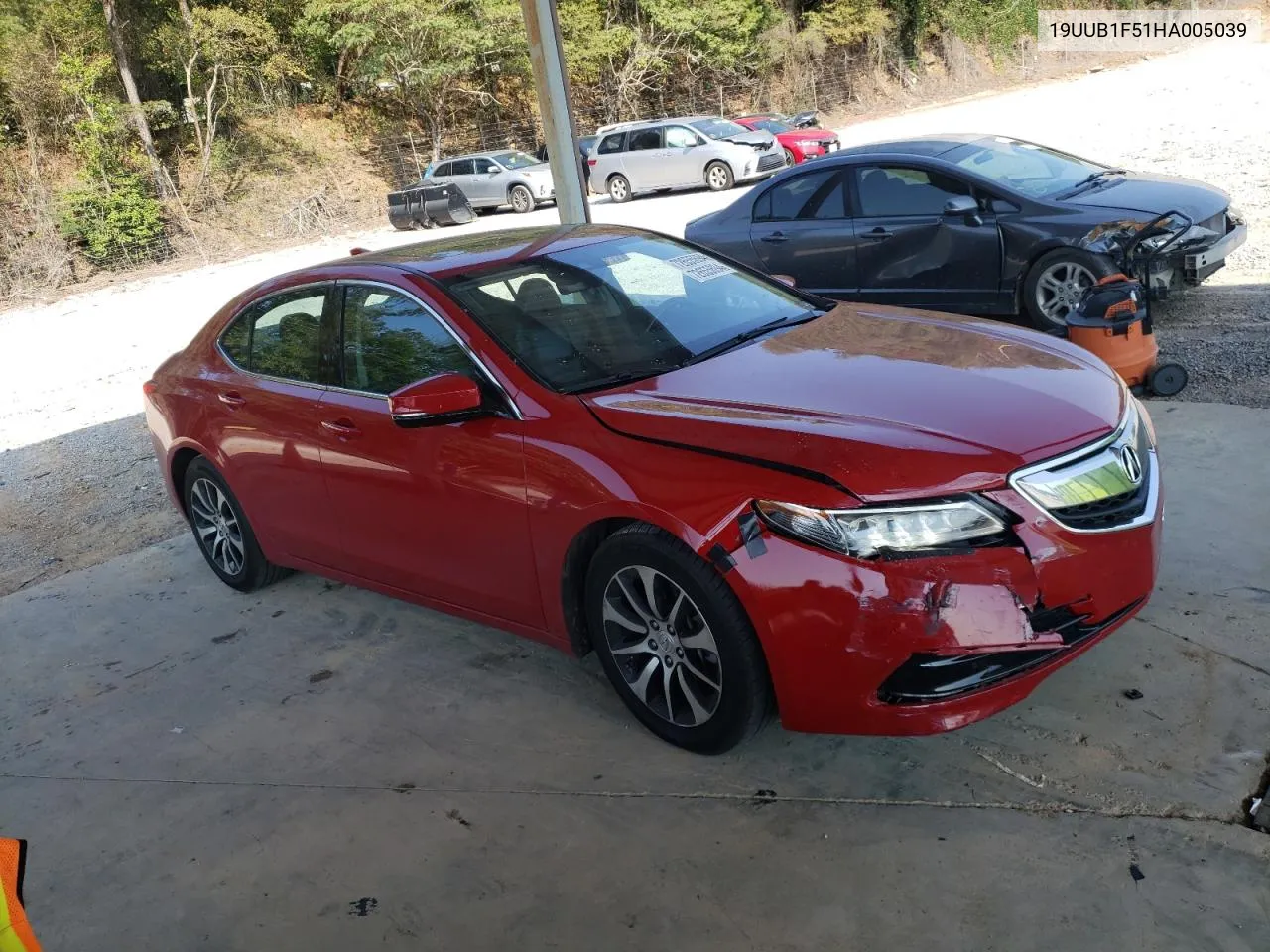 2017 Acura Tlx Tech VIN: 19UUB1F51HA005039 Lot: 72655694