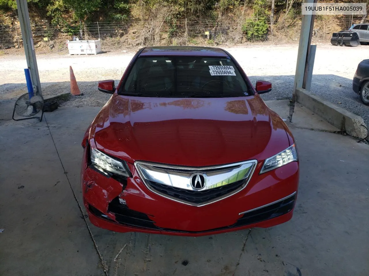 2017 Acura Tlx Tech VIN: 19UUB1F51HA005039 Lot: 72655694