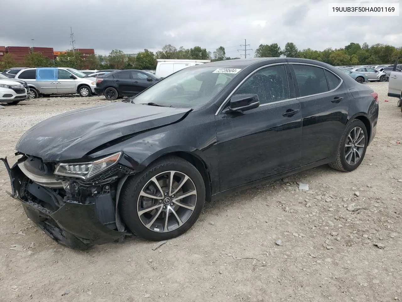 2017 Acura Tlx Tech VIN: 19UUB3F50HA001169 Lot: 72739504