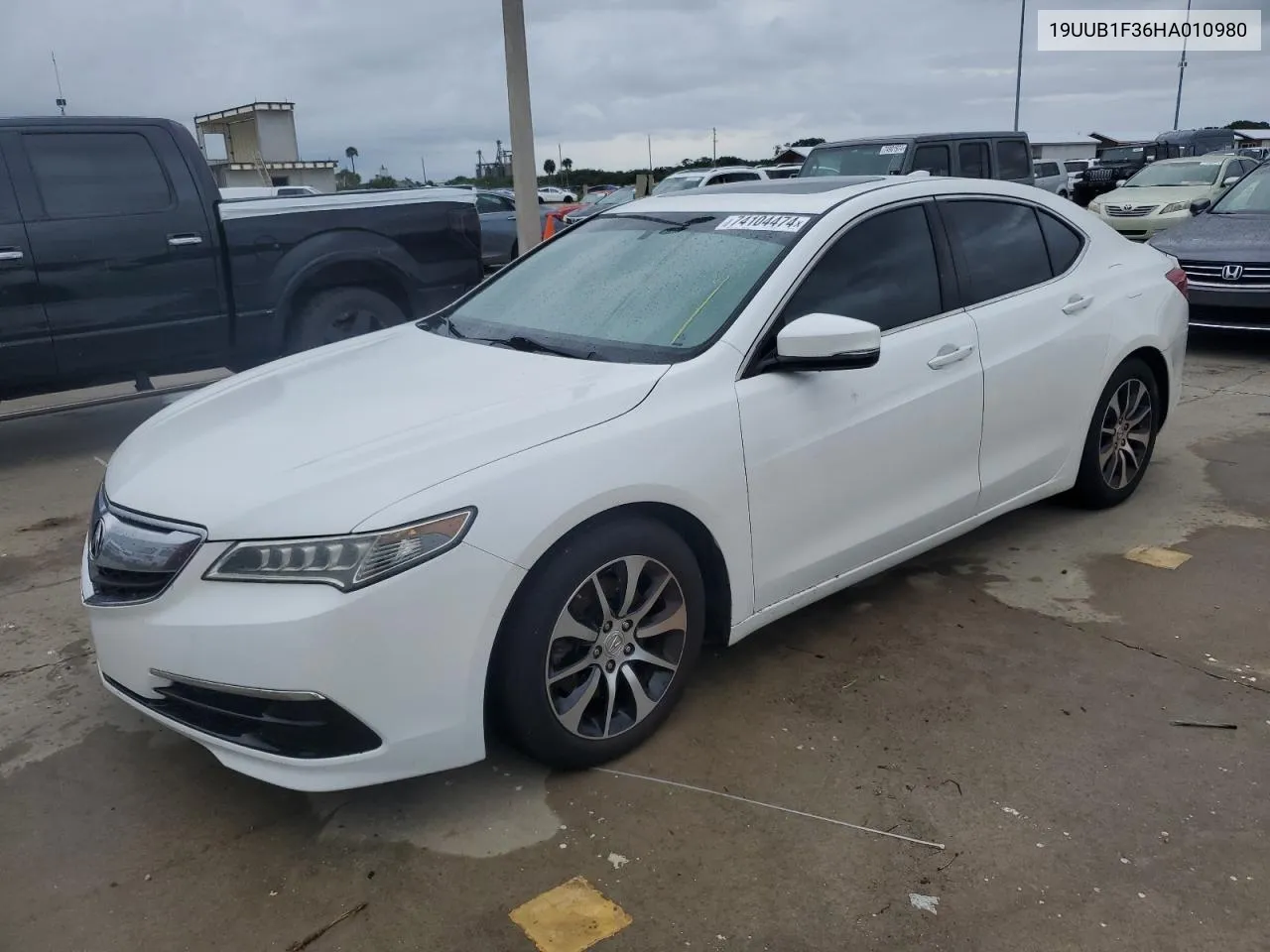 2017 Acura Tlx VIN: 19UUB1F36HA010980 Lot: 74104474