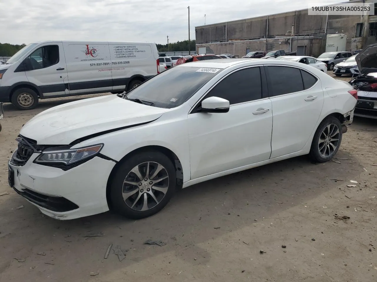 2017 Acura Tlx VIN: 19UUB1F35HA005253 Lot: 74566914