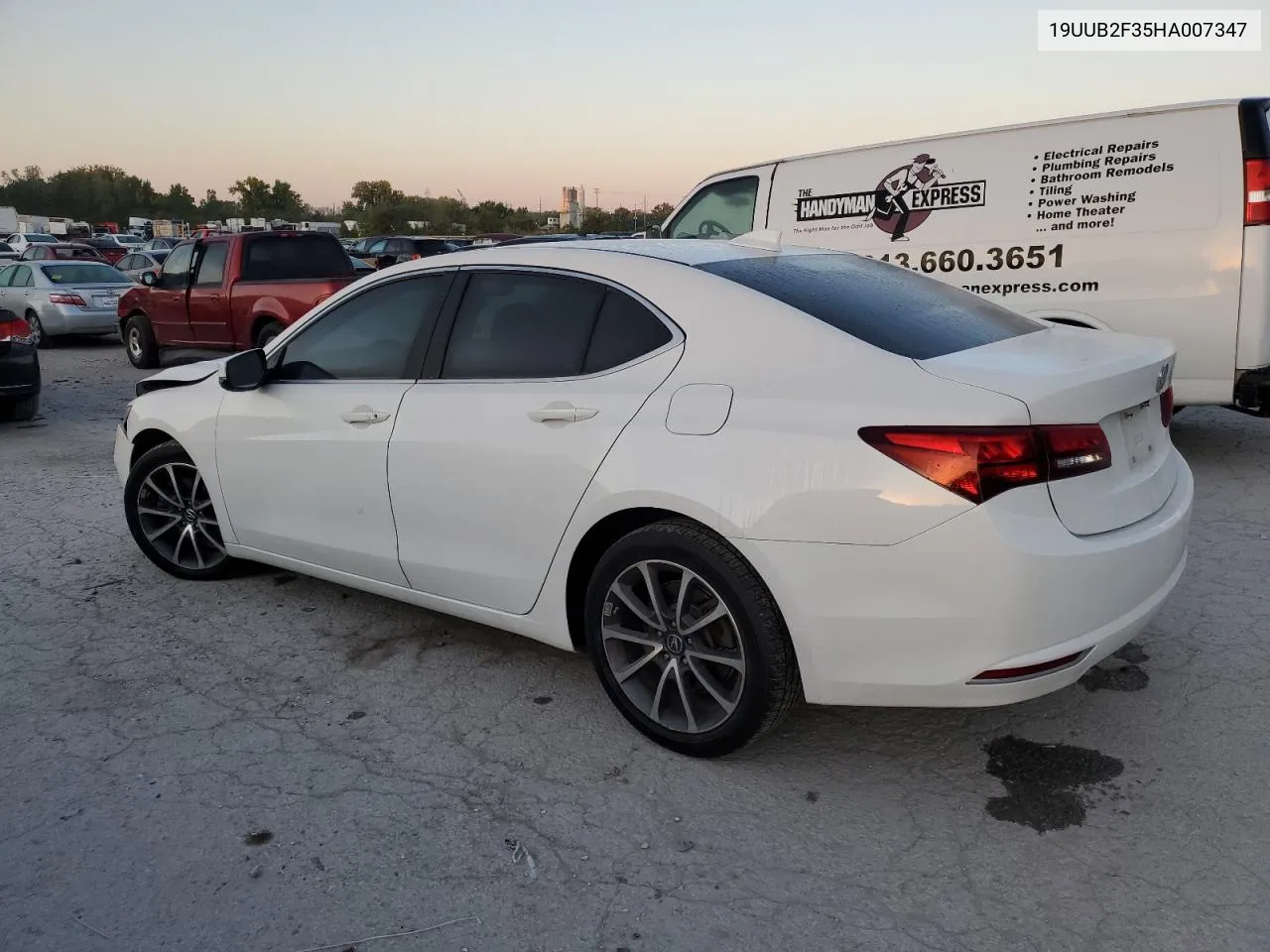 2017 Acura Tlx VIN: 19UUB2F35HA007347 Lot: 74717224