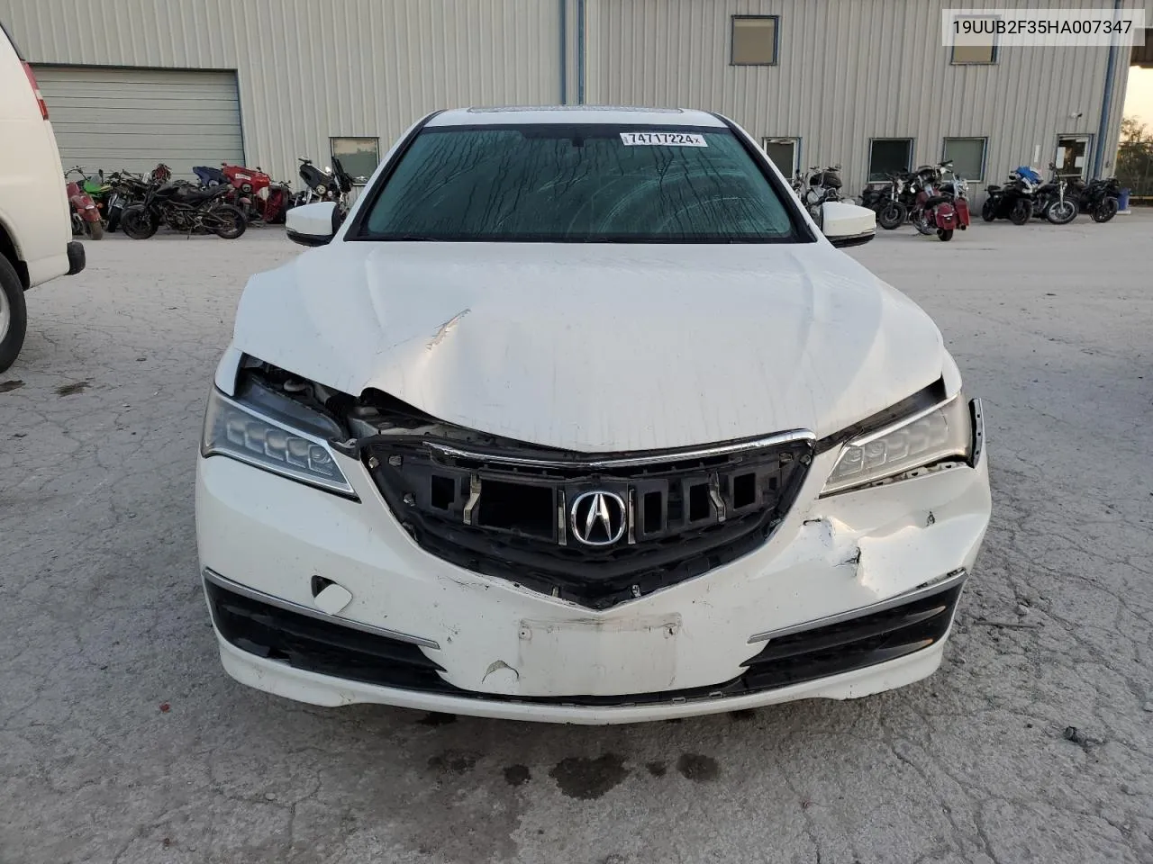 2017 Acura Tlx VIN: 19UUB2F35HA007347 Lot: 74717224