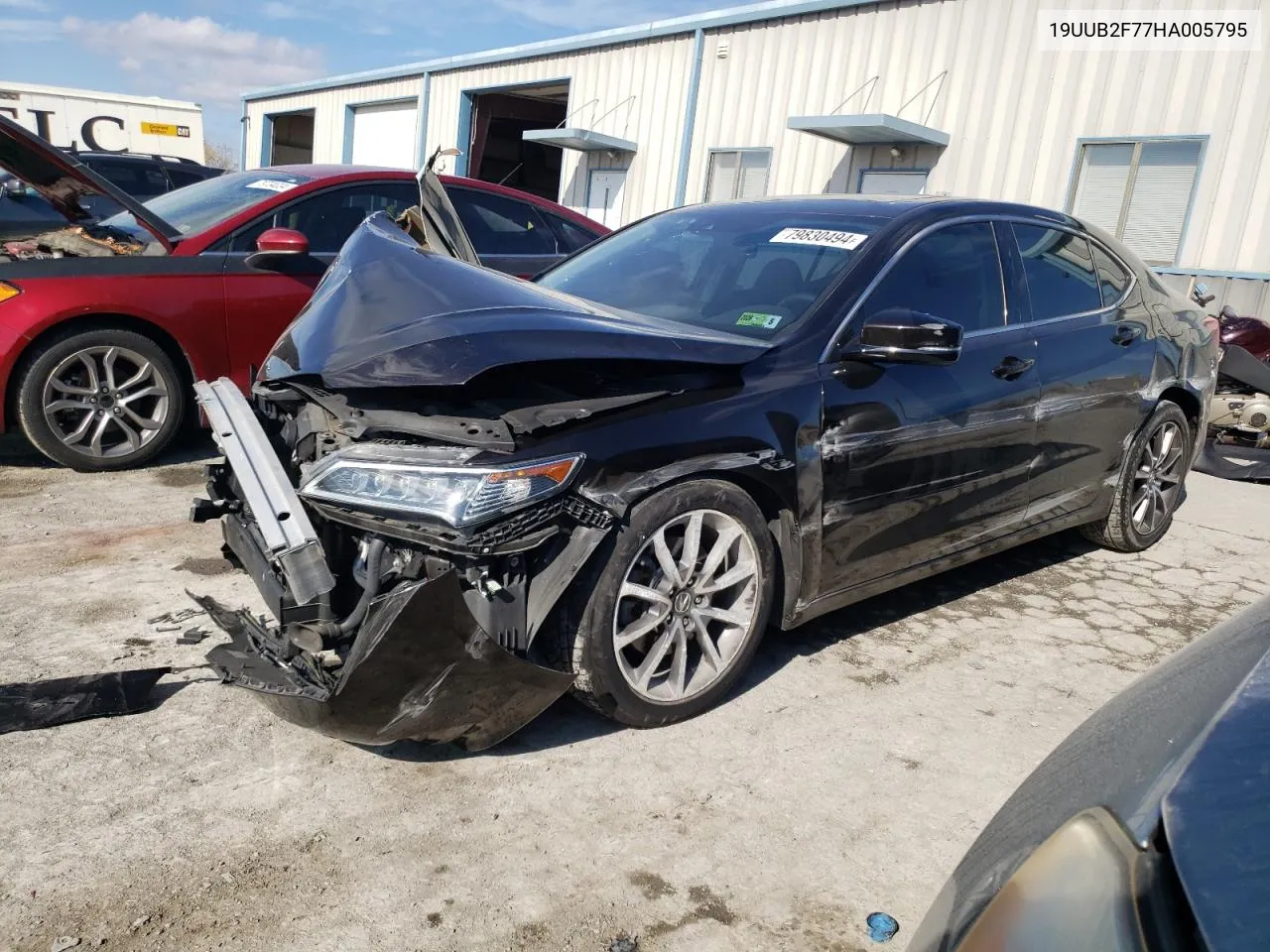 2017 Acura Tlx Advance VIN: 19UUB2F77HA005795 Lot: 79830494