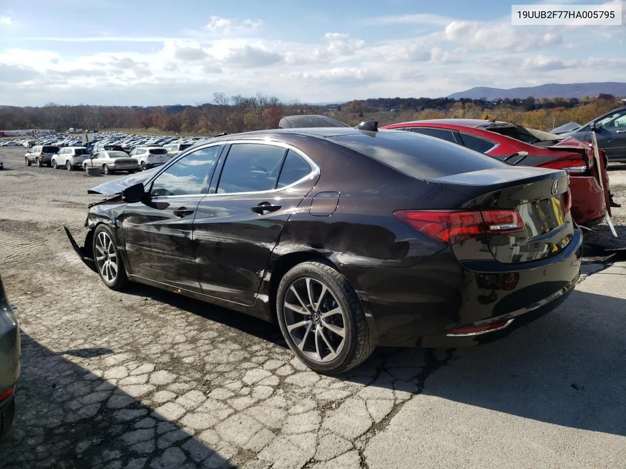 2017 Acura Tlx Advance VIN: 19UUB2F77HA005795 Lot: 79830494