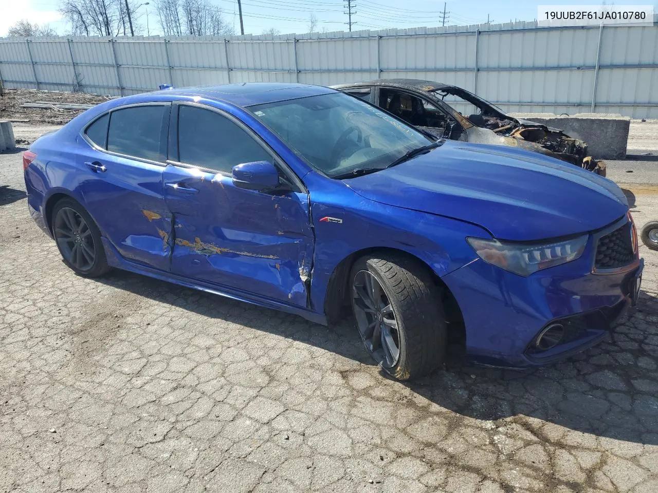 2018 Acura Tlx Tech+A VIN: 19UUB2F61JA010780 Lot: 45877794