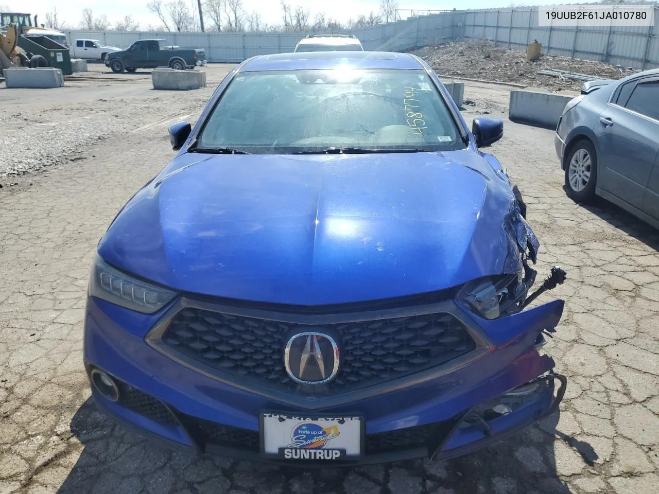 2018 Acura Tlx Tech+A VIN: 19UUB2F61JA010780 Lot: 45877794