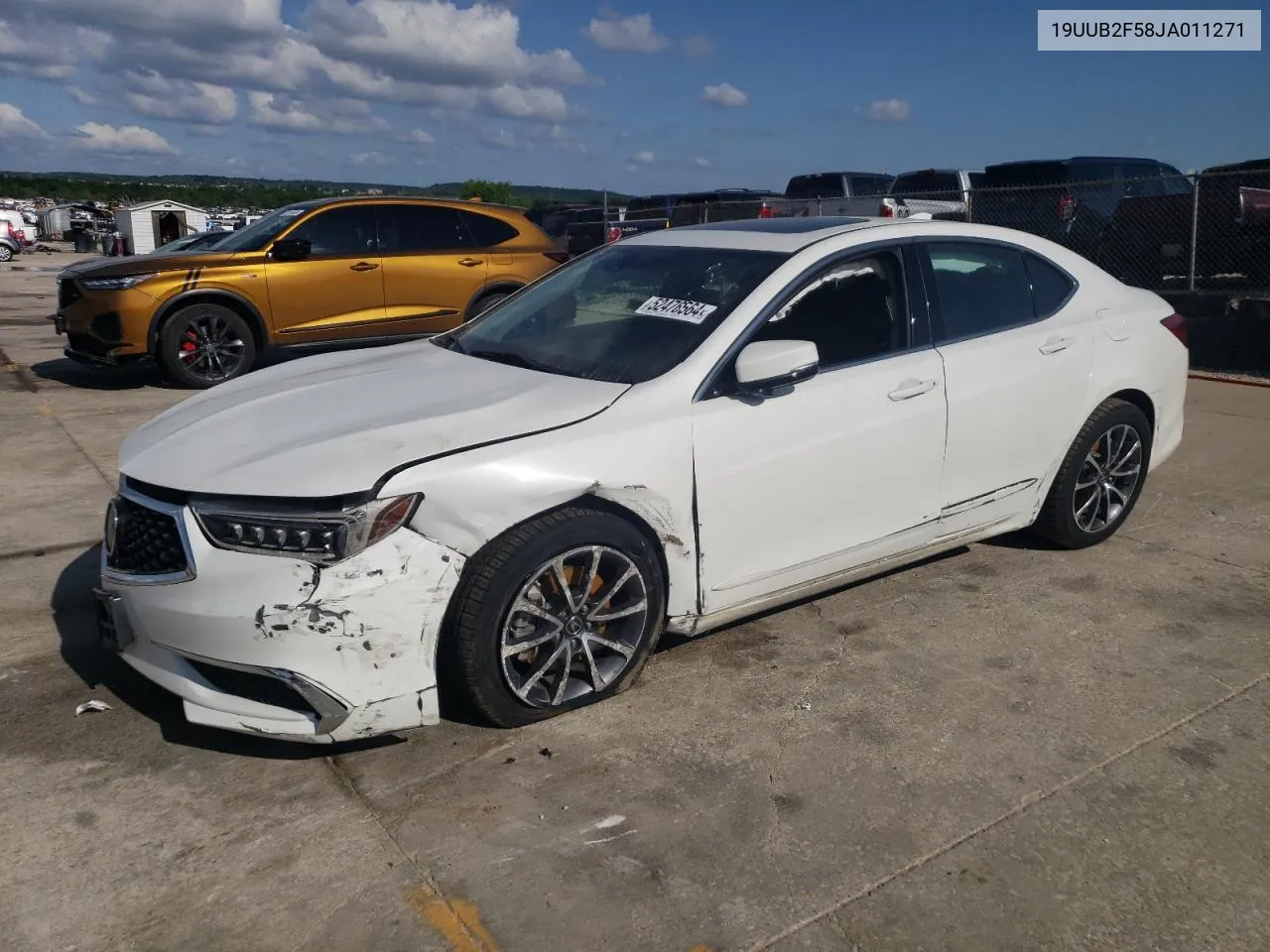 2018 Acura Tlx Tech VIN: 19UUB2F58JA011271 Lot: 52476564