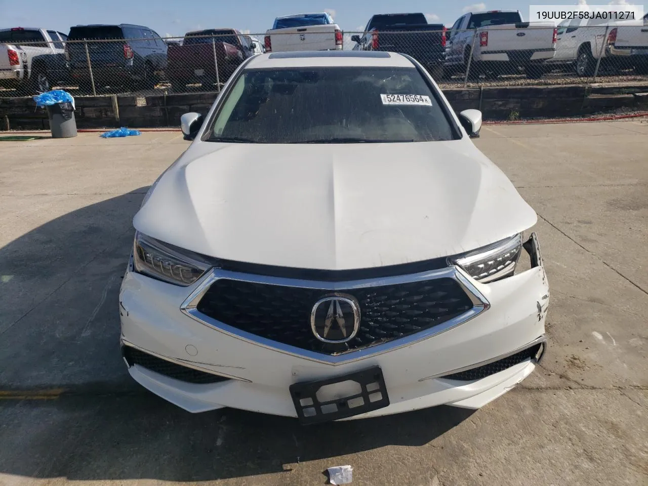 19UUB2F58JA011271 2018 Acura Tlx Tech