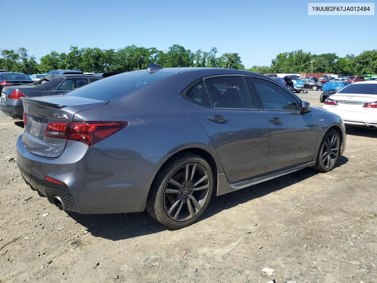 19UUB2F67JA012484 2018 Acura Tlx Tech+A