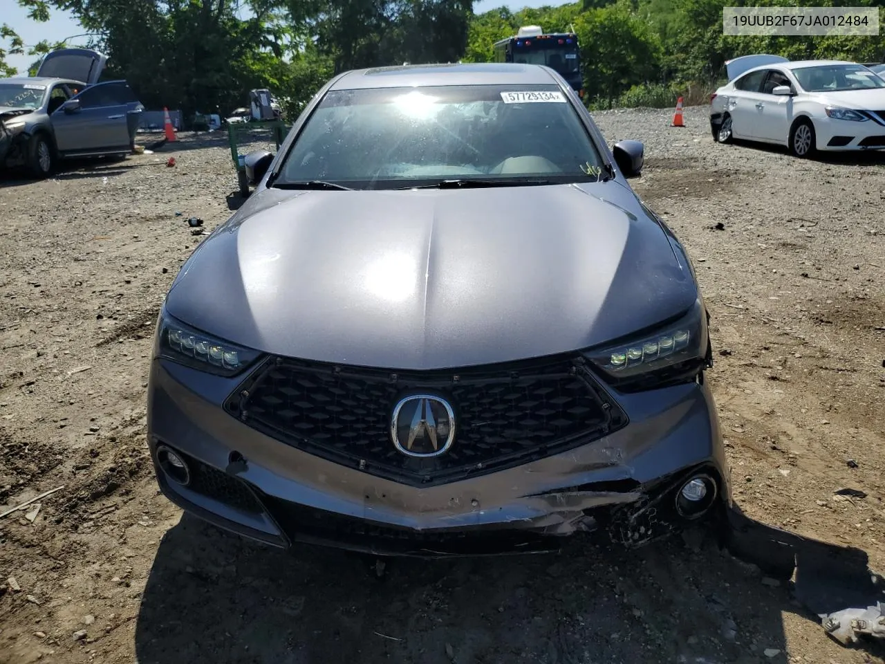 19UUB2F67JA012484 2018 Acura Tlx Tech+A