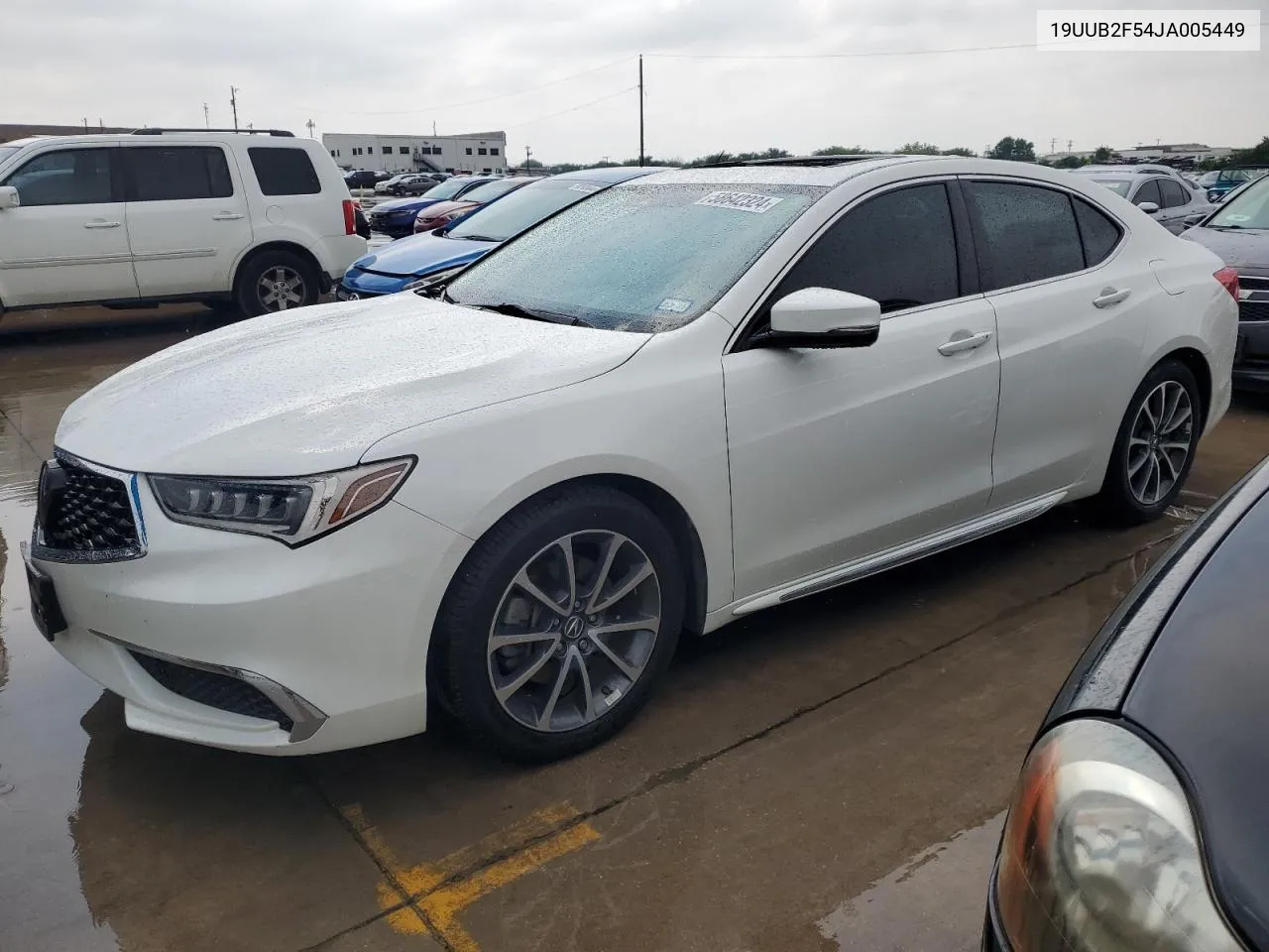 19UUB2F54JA005449 2018 Acura Tlx Tech