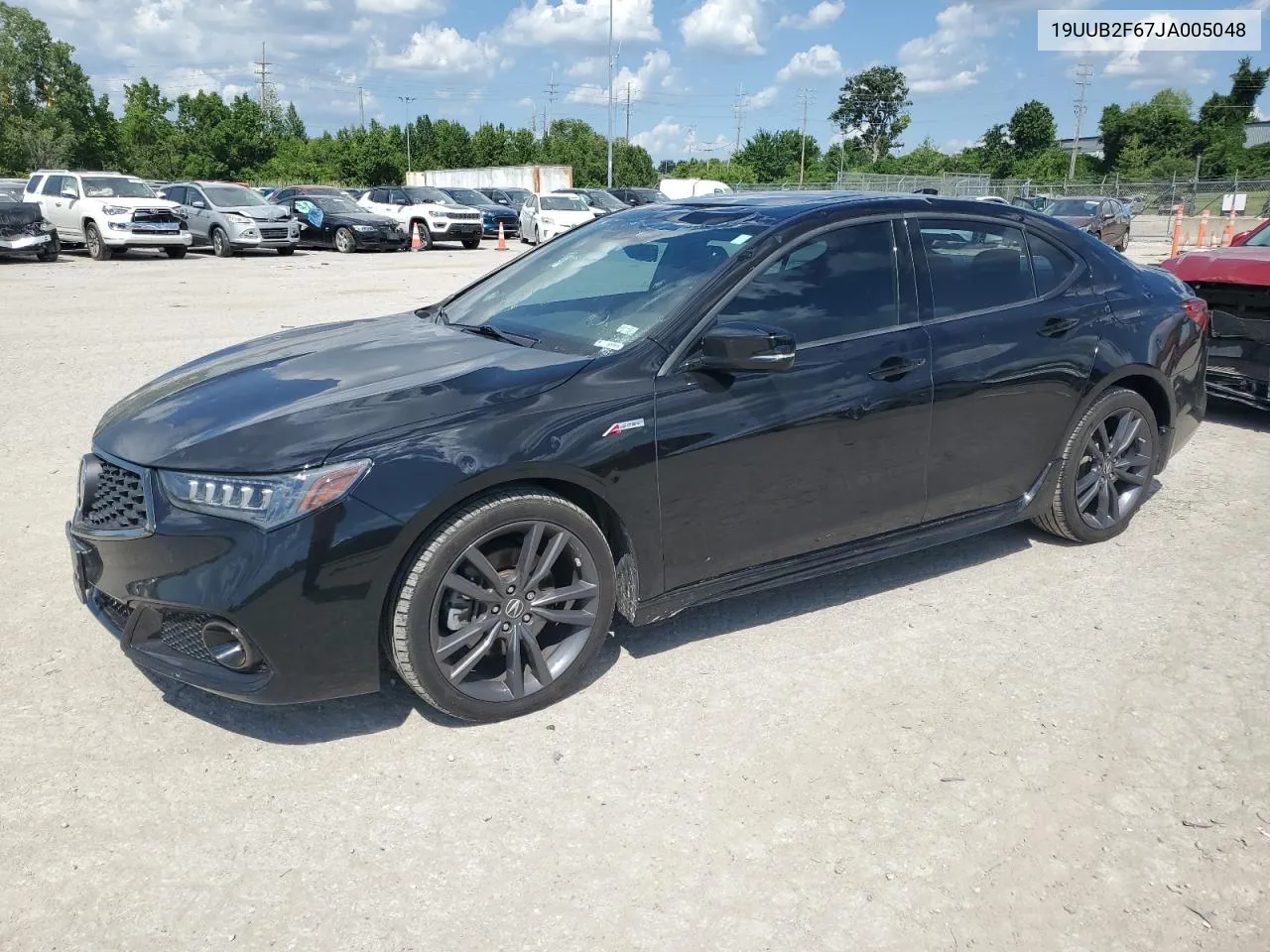 19UUB2F67JA005048 2018 Acura Tlx Tech+A