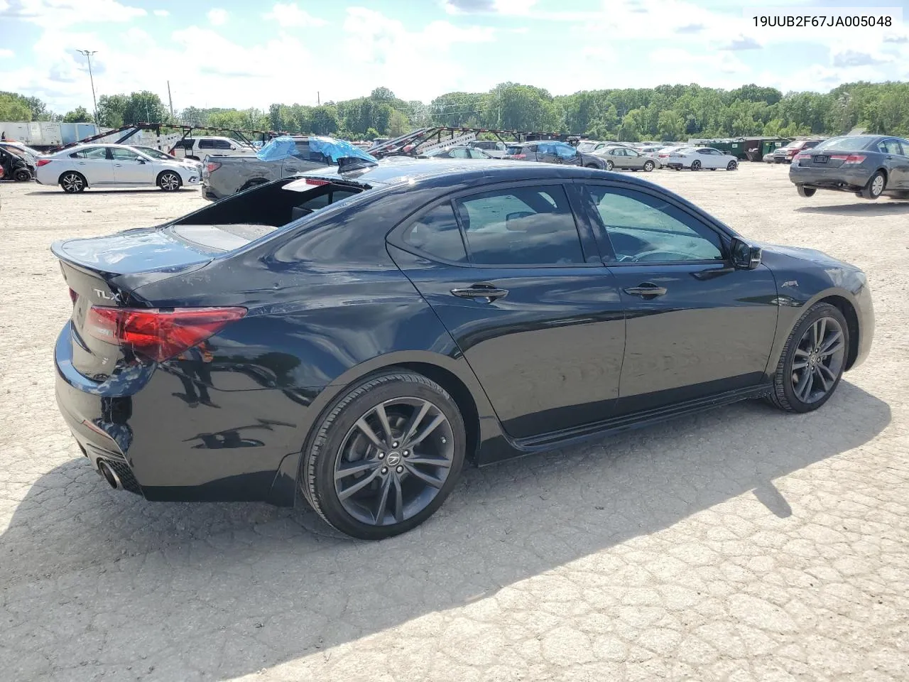 2018 Acura Tlx Tech+A VIN: 19UUB2F67JA005048 Lot: 58783104