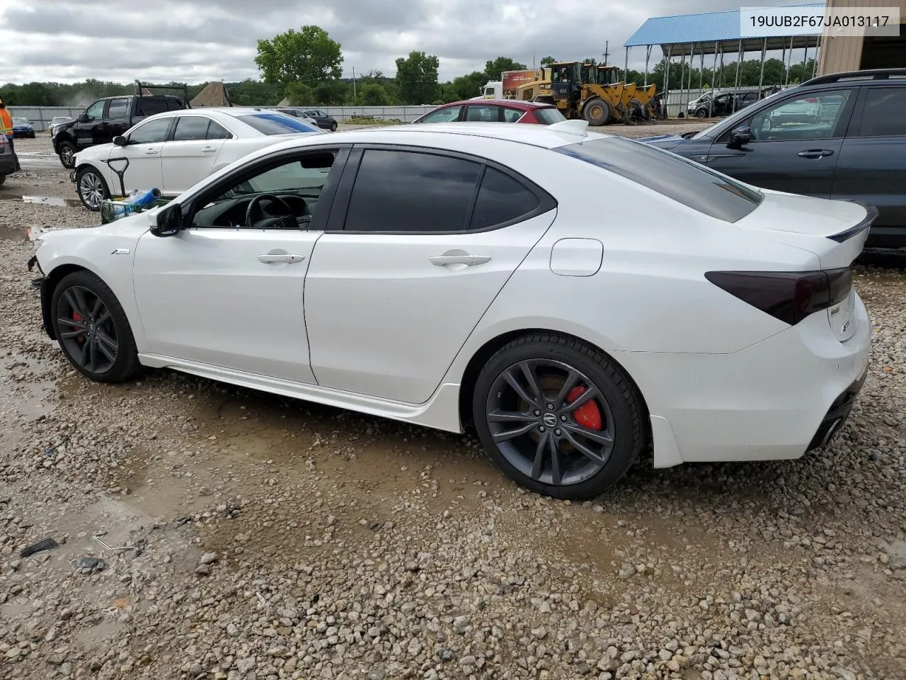 2018 Acura Tlx Tech+A VIN: 19UUB2F67JA013117 Lot: 60151164