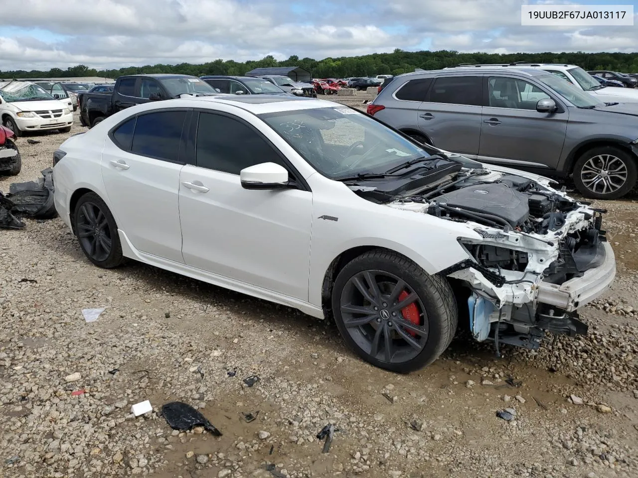 2018 Acura Tlx Tech+A VIN: 19UUB2F67JA013117 Lot: 60151164