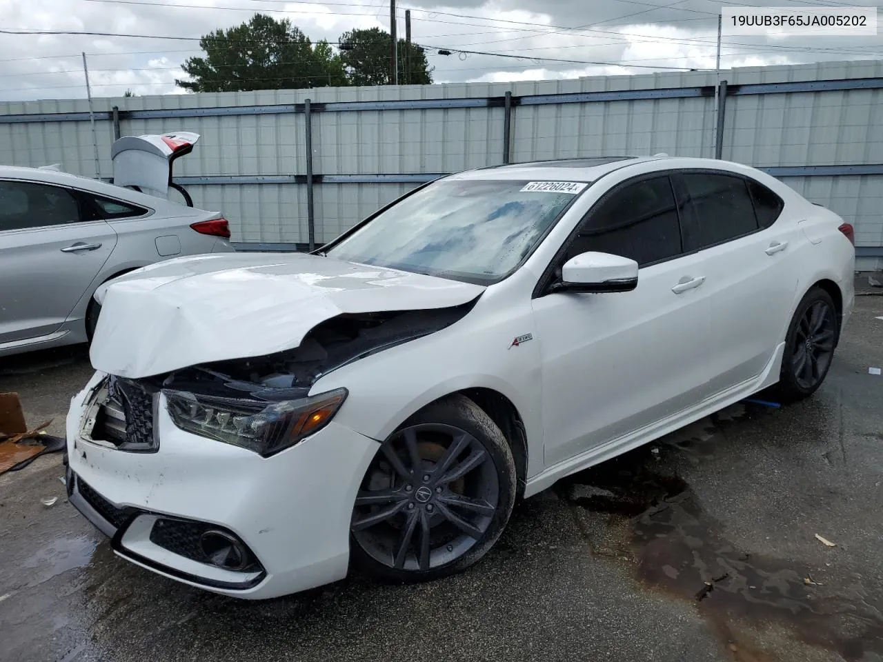 2018 Acura Tlx Tech+A VIN: 19UUB3F65JA005202 Lot: 61226024