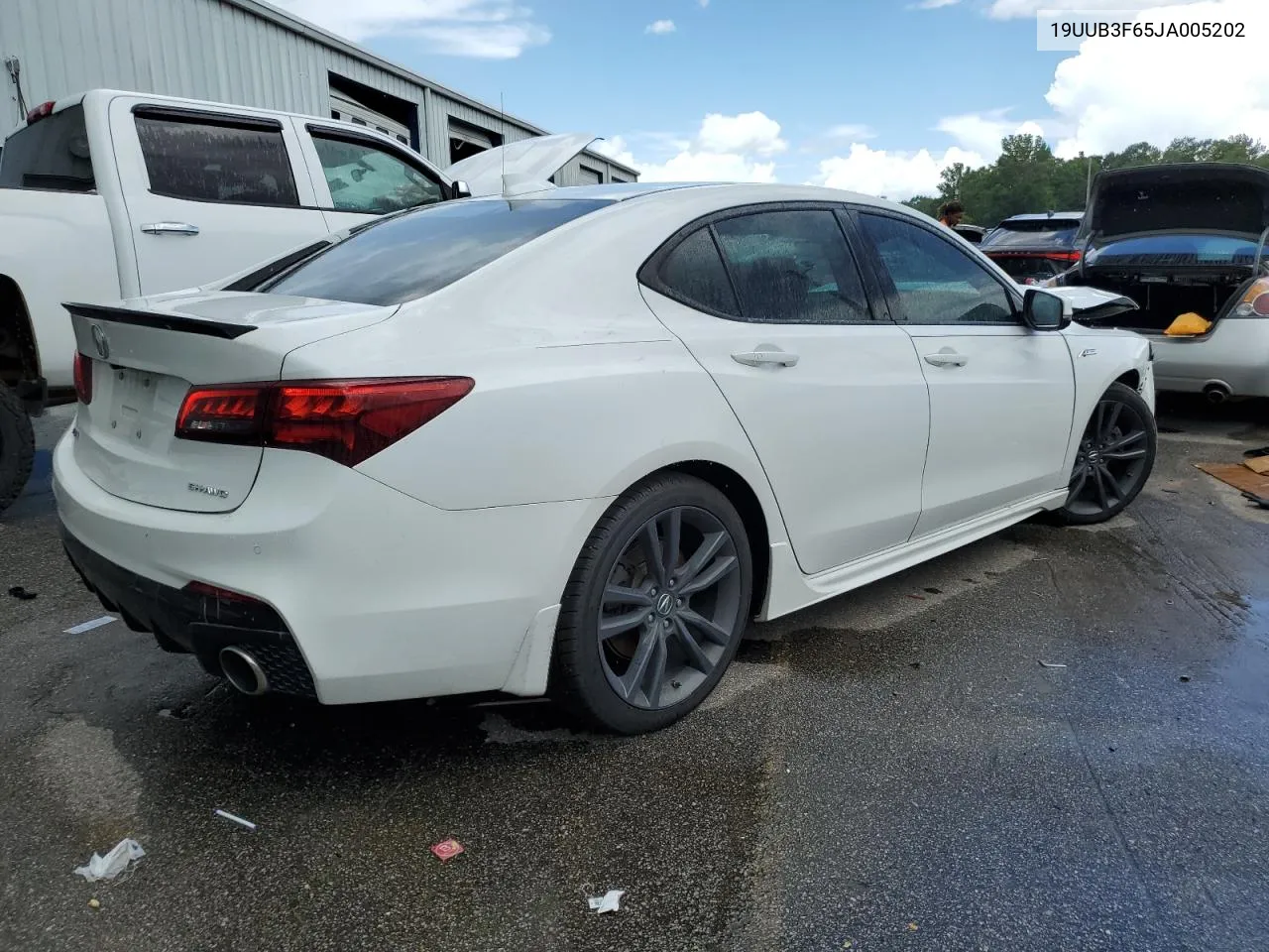 2018 Acura Tlx Tech+A VIN: 19UUB3F65JA005202 Lot: 61226024