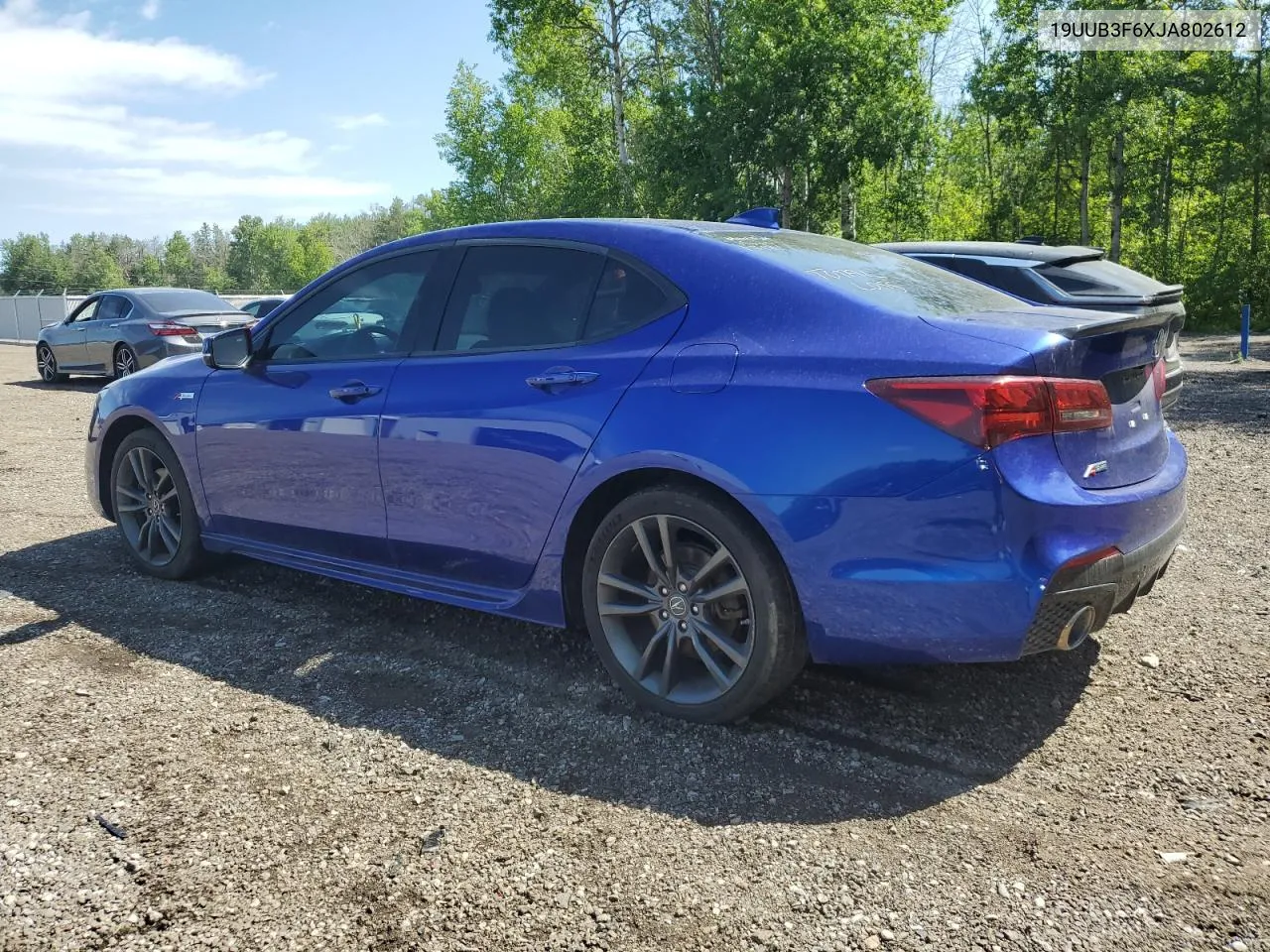 19UUB3F6XJA802612 2018 Acura Tlx Tech+A