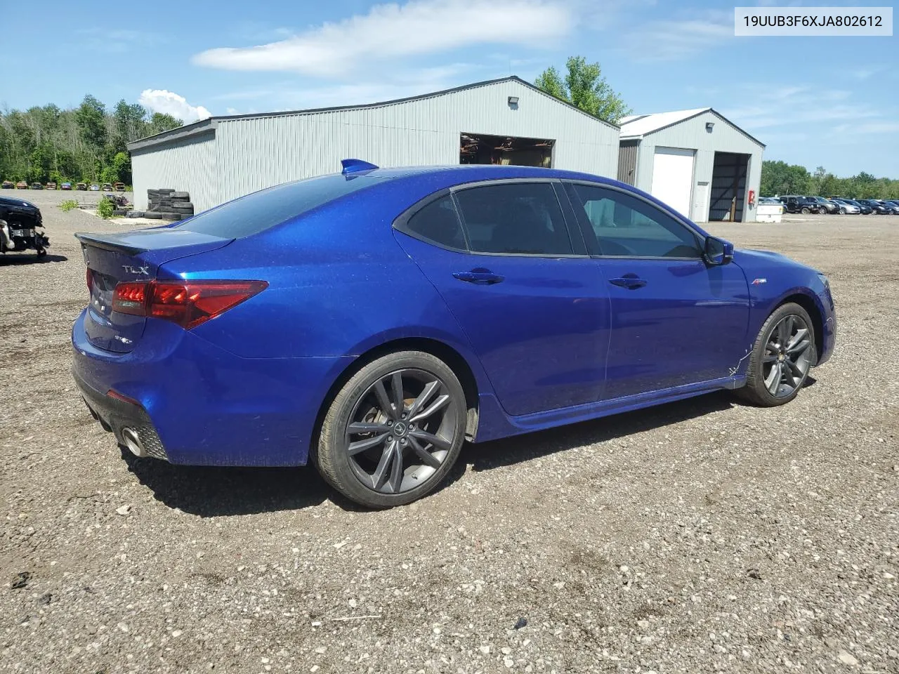 19UUB3F6XJA802612 2018 Acura Tlx Tech+A