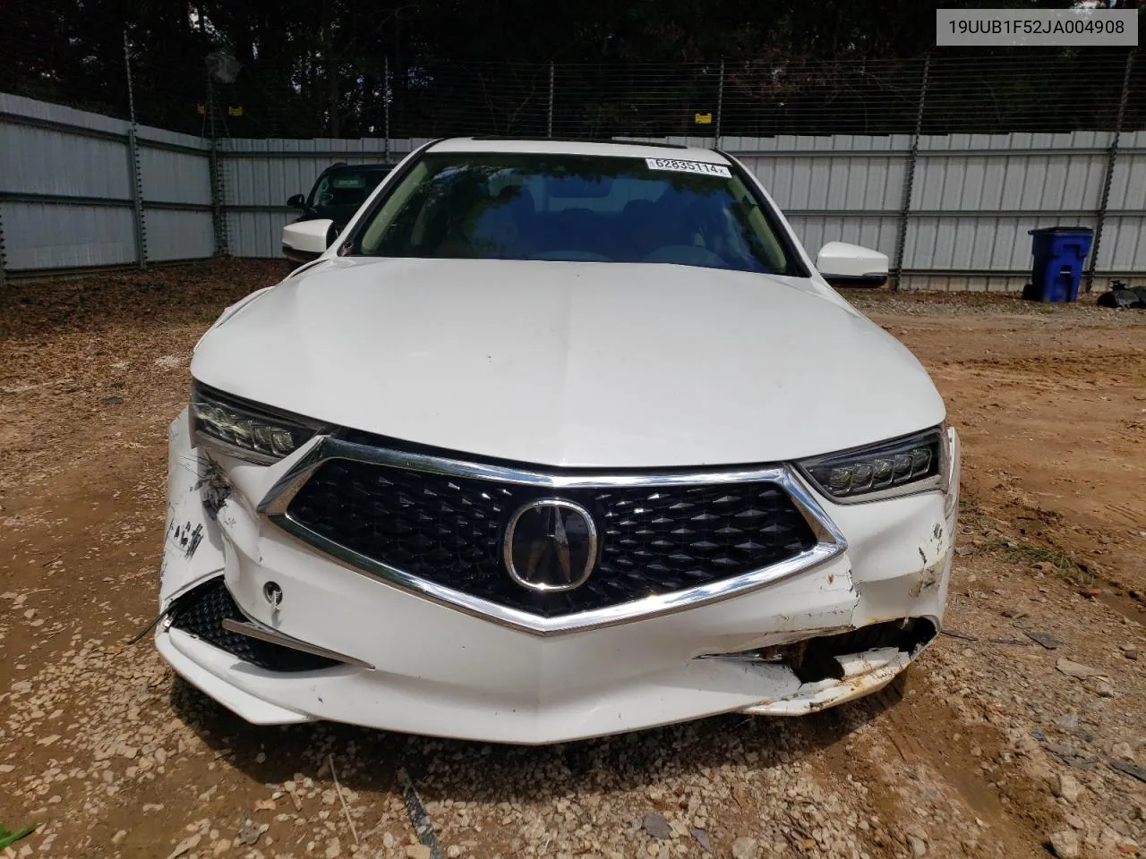 2018 Acura Tlx Tech VIN: 19UUB1F52JA004908 Lot: 62835114