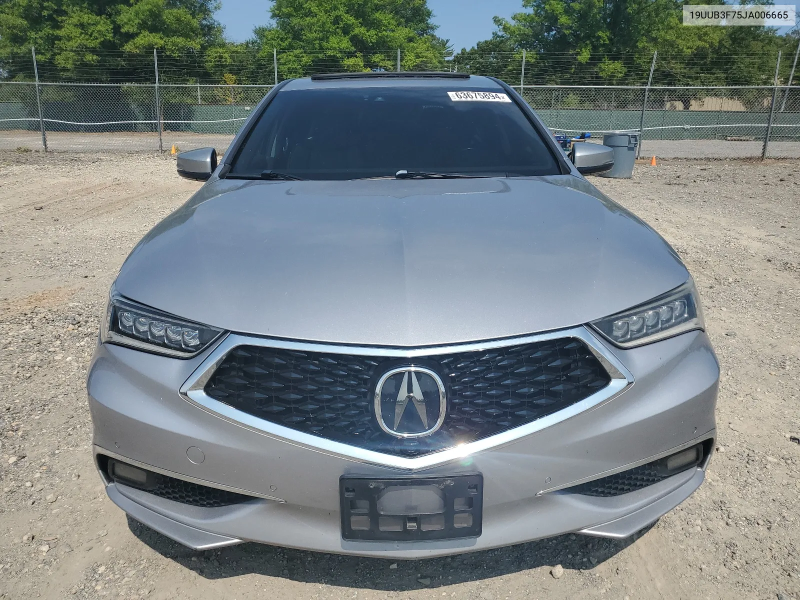 19UUB3F75JA006665 2018 Acura Tlx Advance