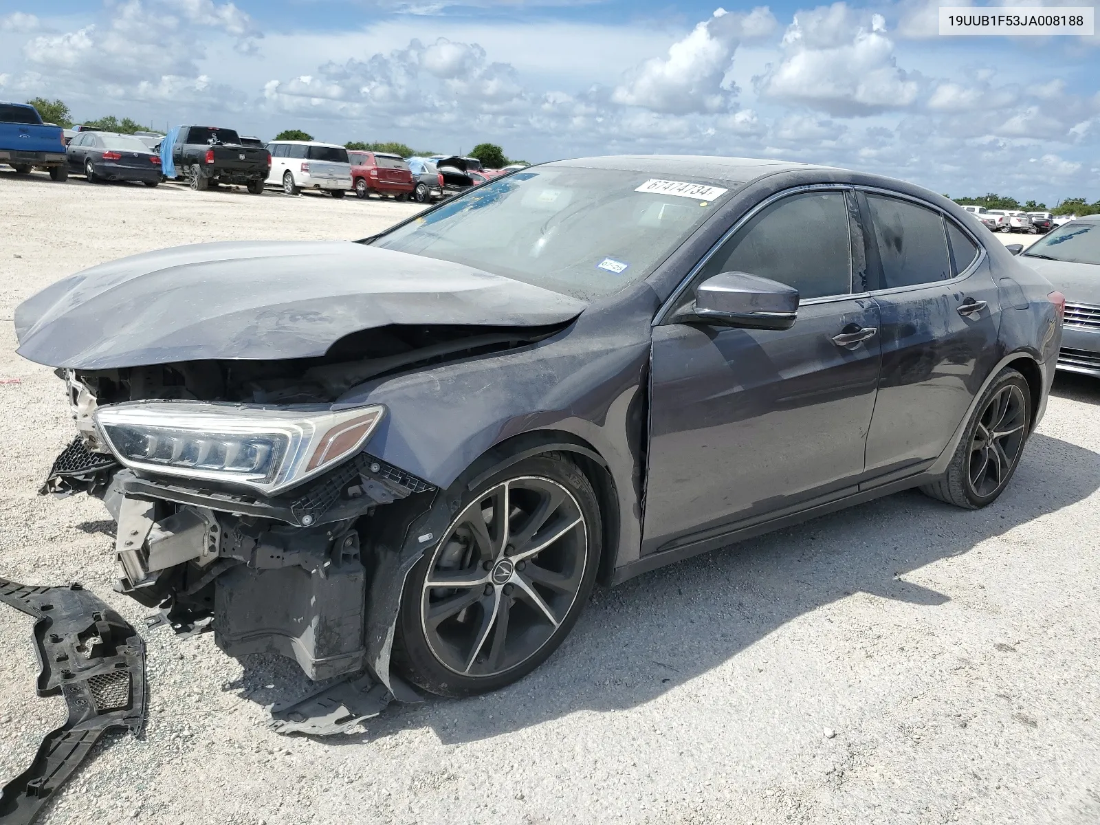 2018 Acura Tlx Tech VIN: 19UUB1F53JA008188 Lot: 67474734