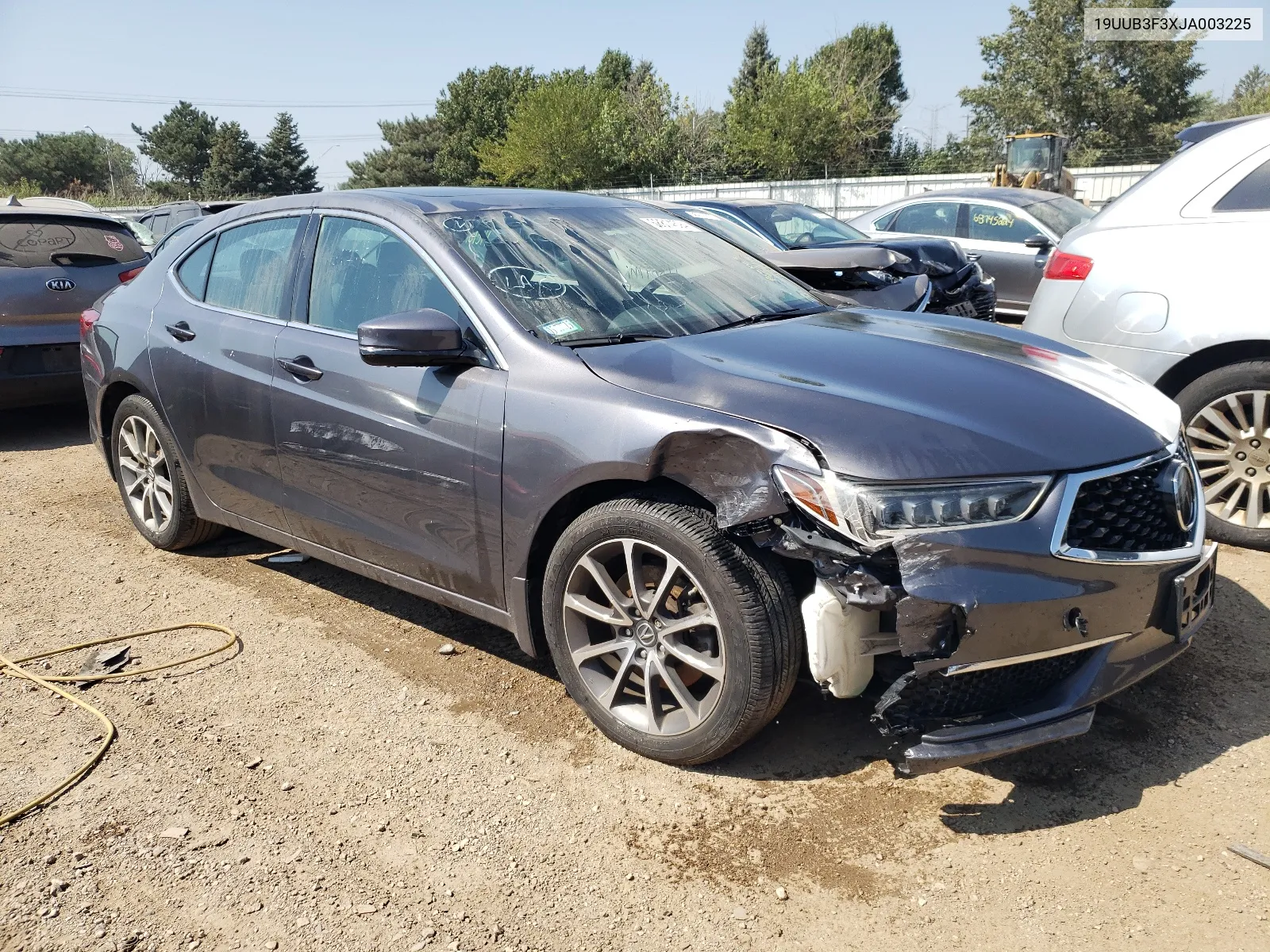 2018 Acura Tlx VIN: 19UUB3F3XJA003225 Lot: 68814594