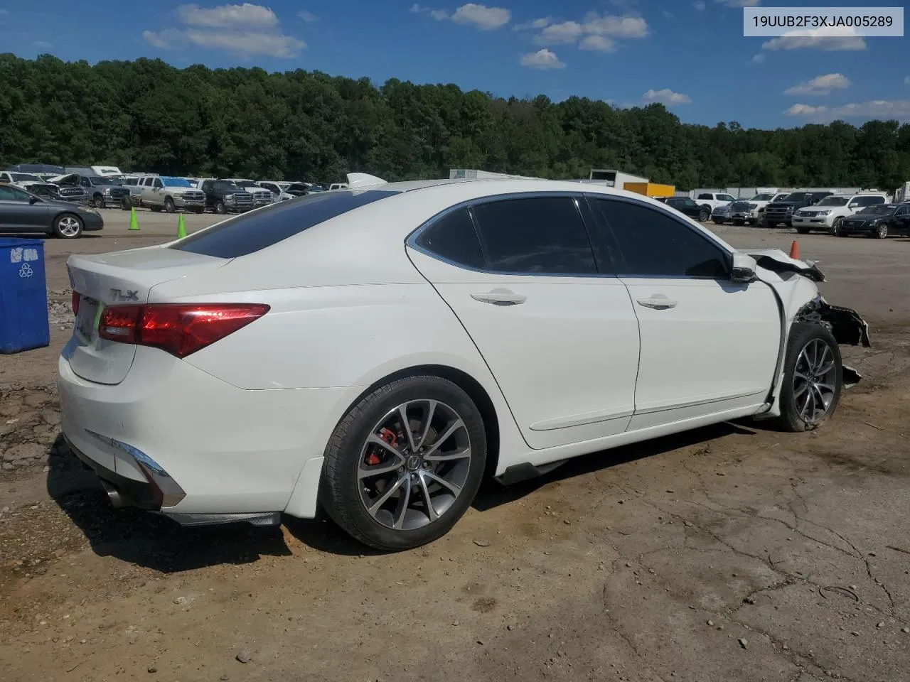 19UUB2F3XJA005289 2018 Acura Tlx