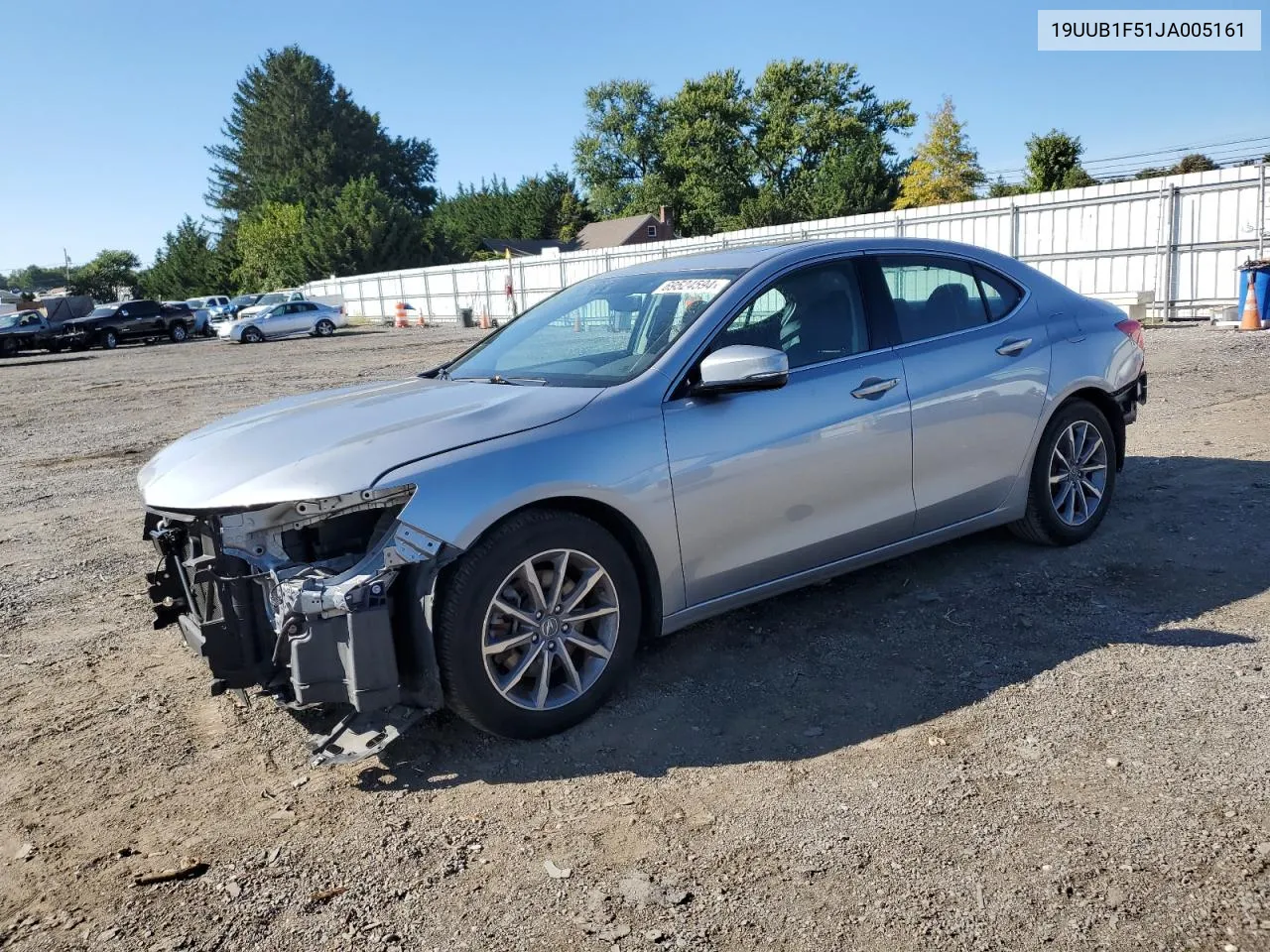 2018 Acura Tlx Tech VIN: 19UUB1F51JA005161 Lot: 69524594