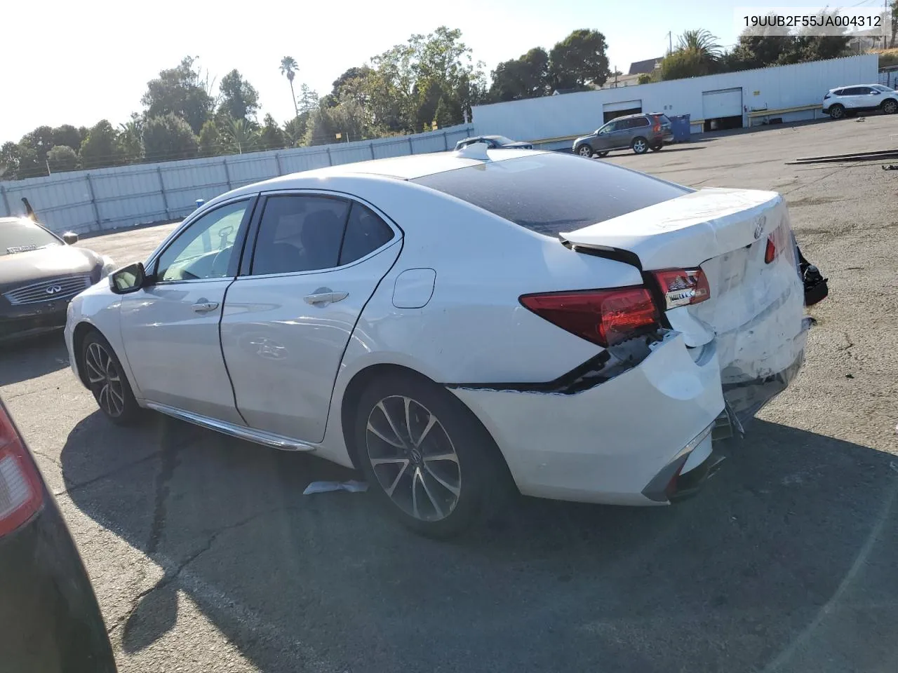 19UUB2F55JA004312 2018 Acura Tlx Tech