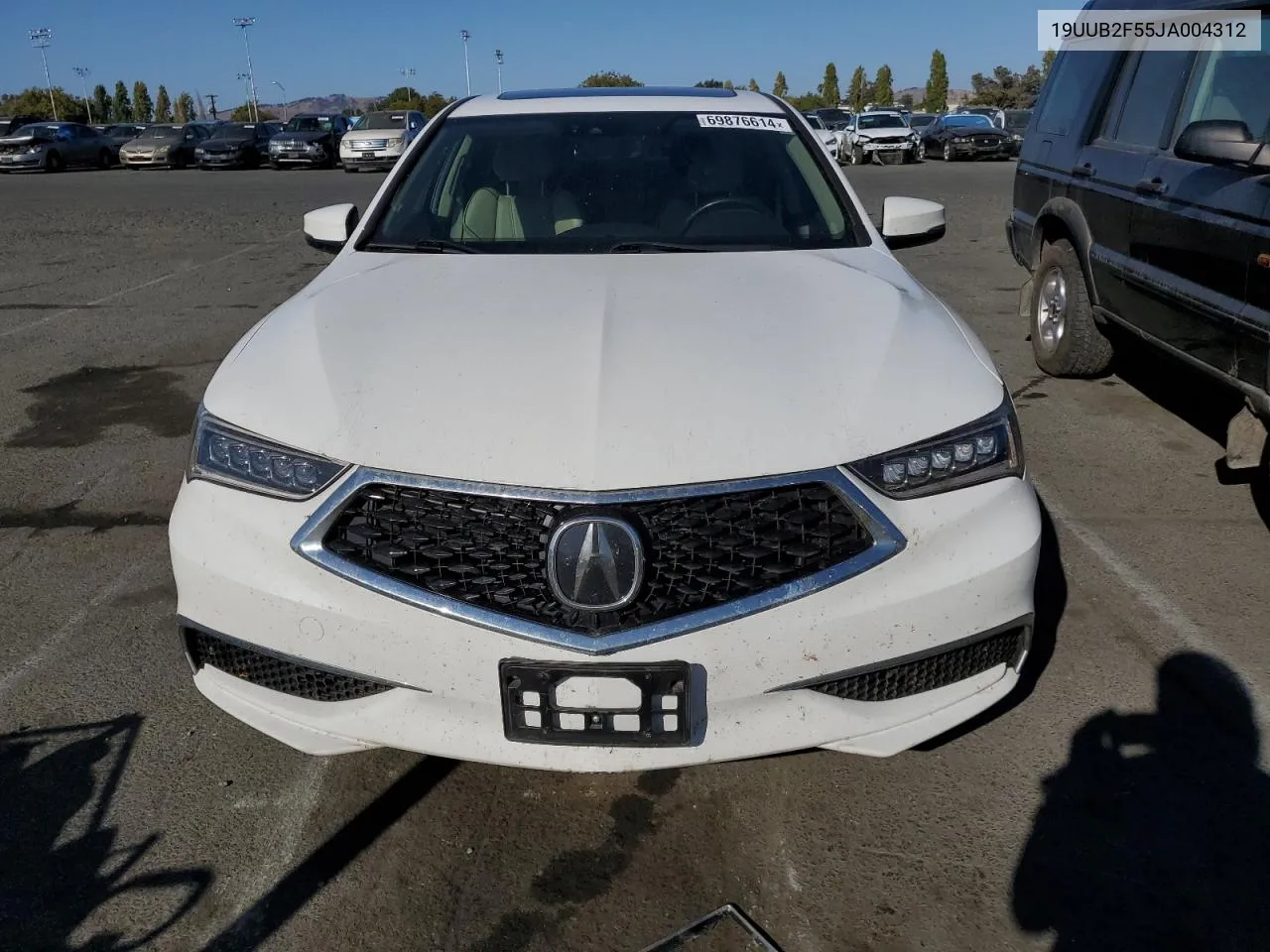 2018 Acura Tlx Tech VIN: 19UUB2F55JA004312 Lot: 69876614