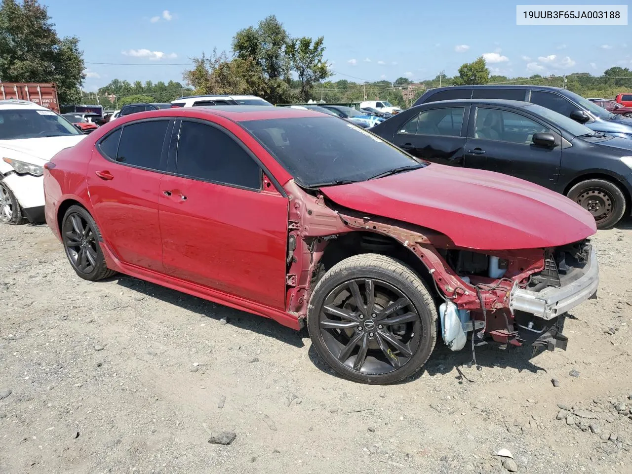 2018 Acura Tlx Tech+A VIN: 19UUB3F65JA003188 Lot: 69998444