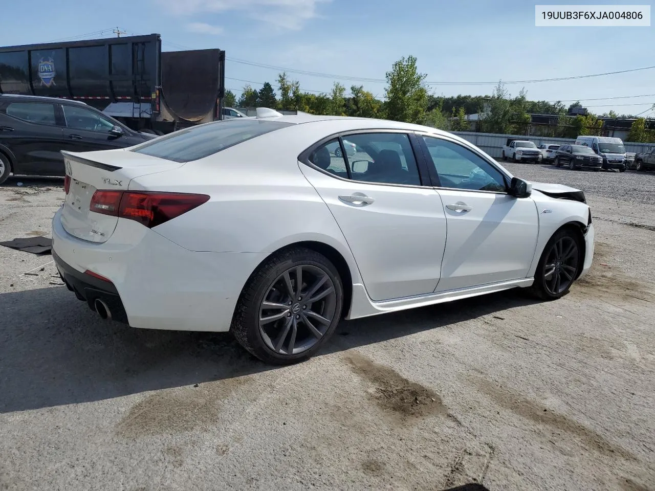 2018 Acura Tlx Tech+A VIN: 19UUB3F6XJA004806 Lot: 70125354