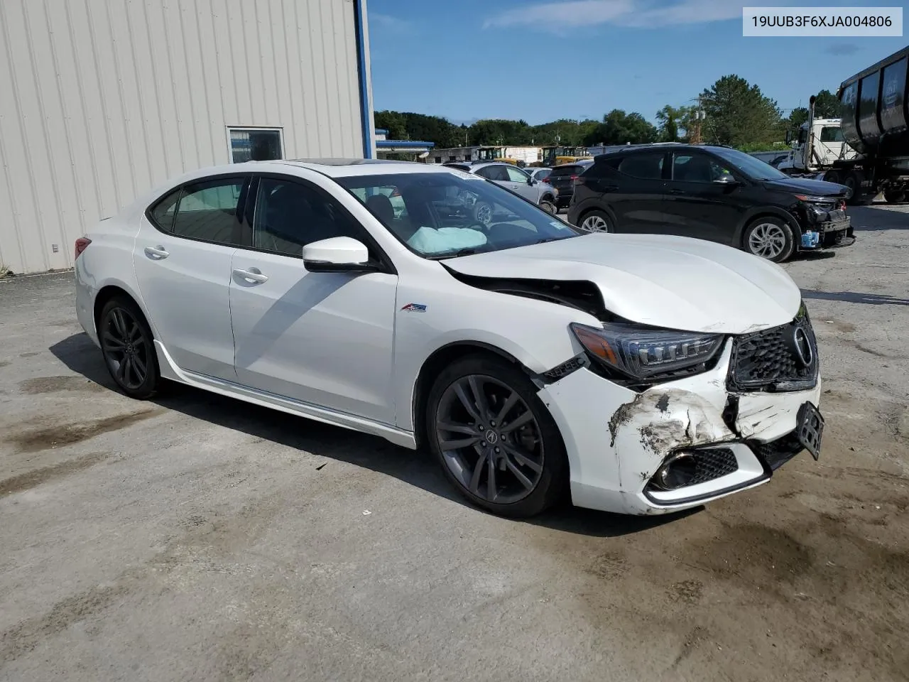 2018 Acura Tlx Tech+A VIN: 19UUB3F6XJA004806 Lot: 70125354