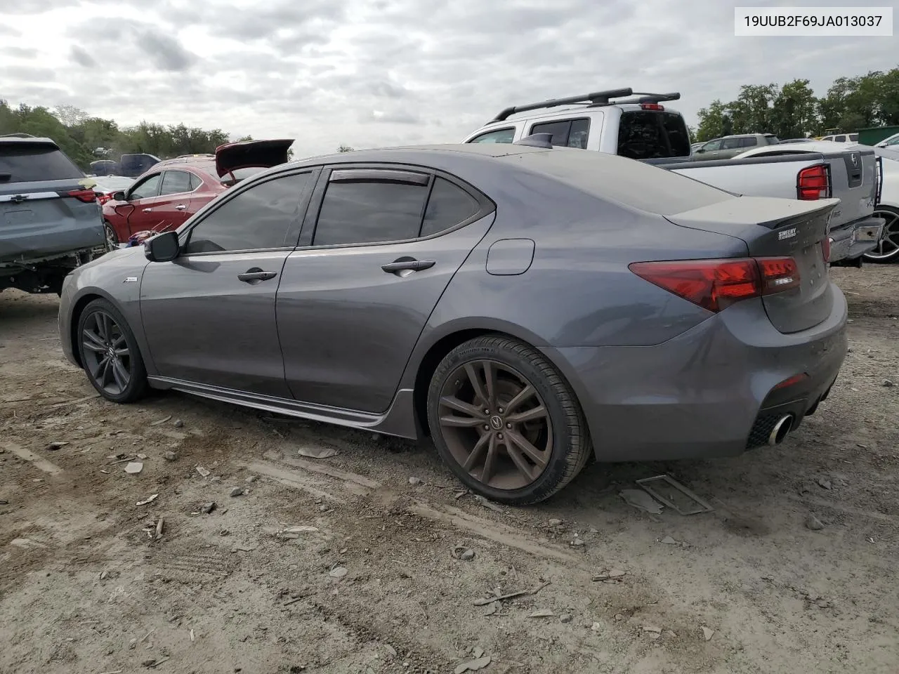 2018 Acura Tlx Tech+A VIN: 19UUB2F69JA013037 Lot: 70201684