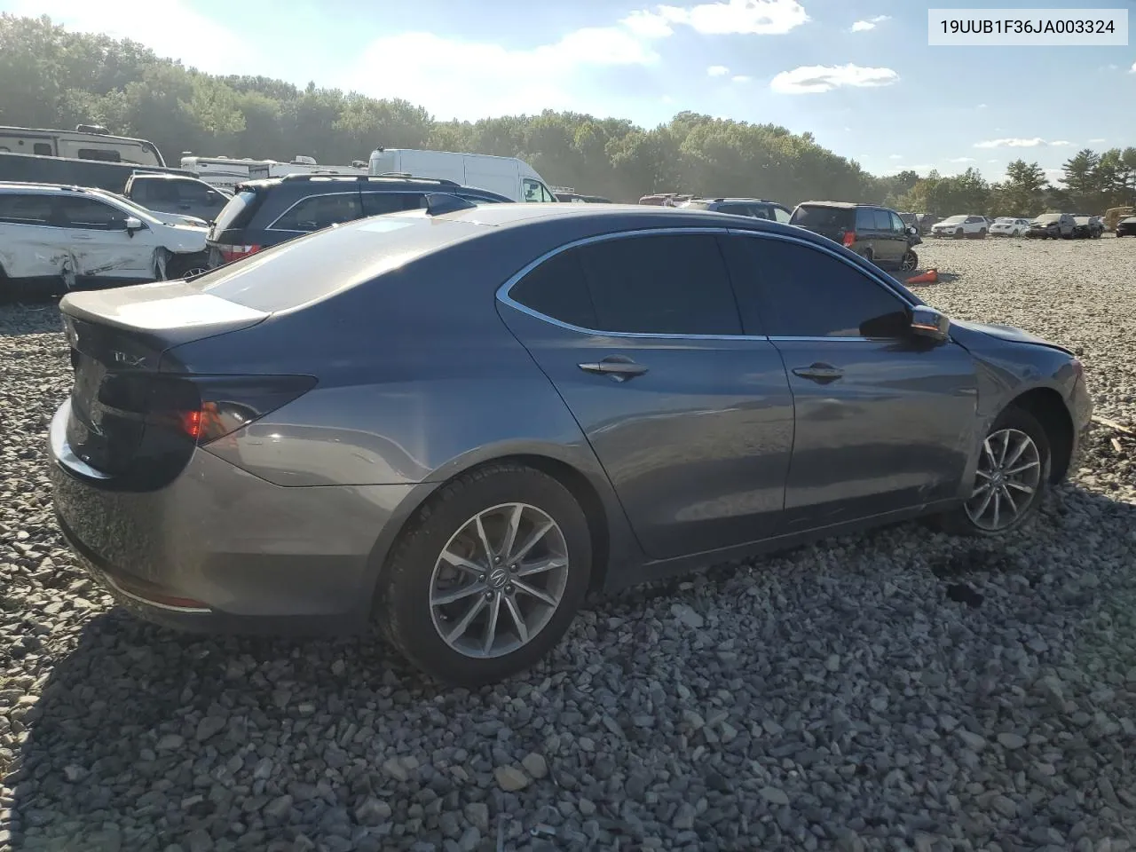 2018 Acura Tlx VIN: 19UUB1F36JA003324 Lot: 71077214