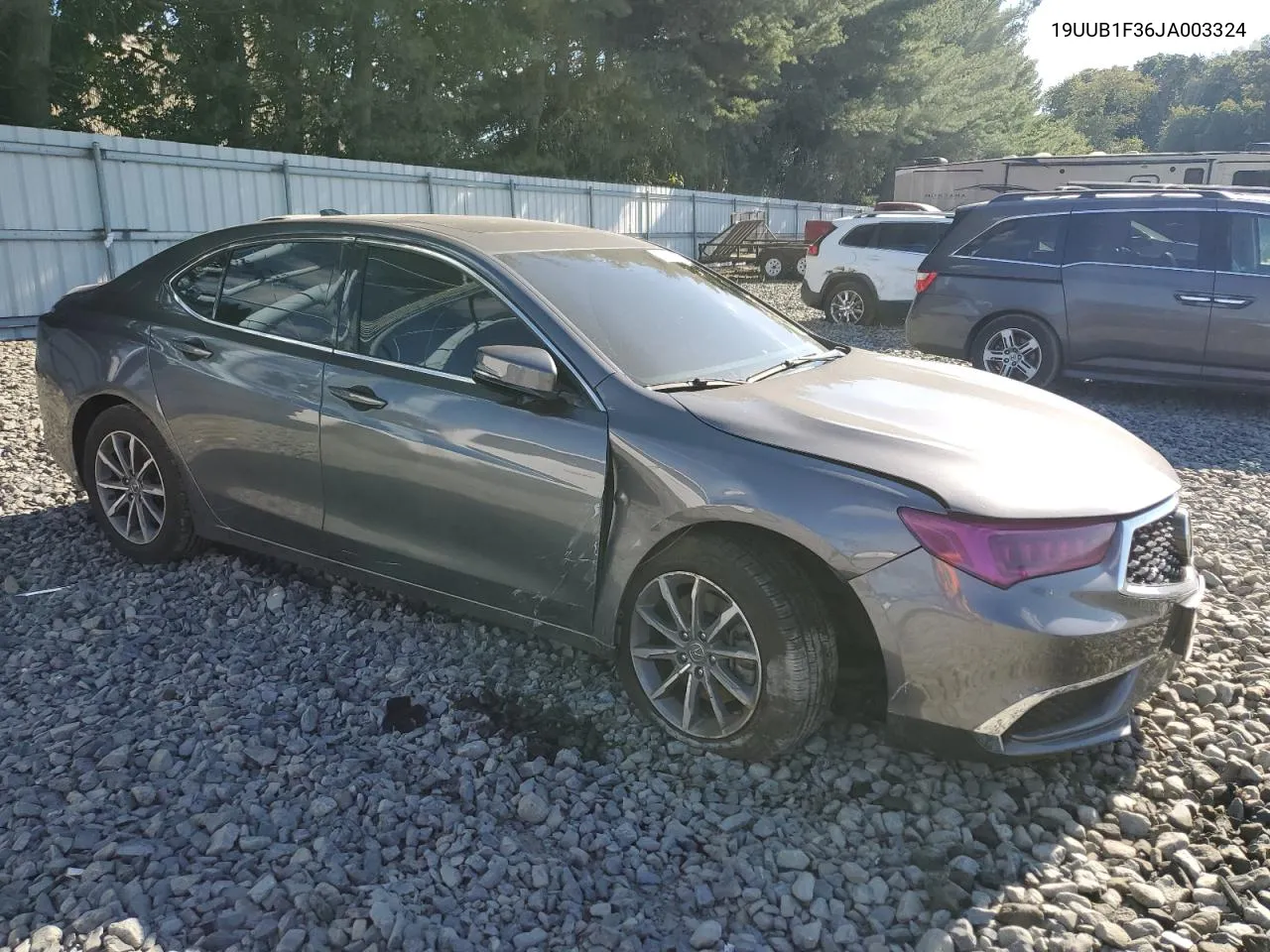 2018 Acura Tlx VIN: 19UUB1F36JA003324 Lot: 71077214